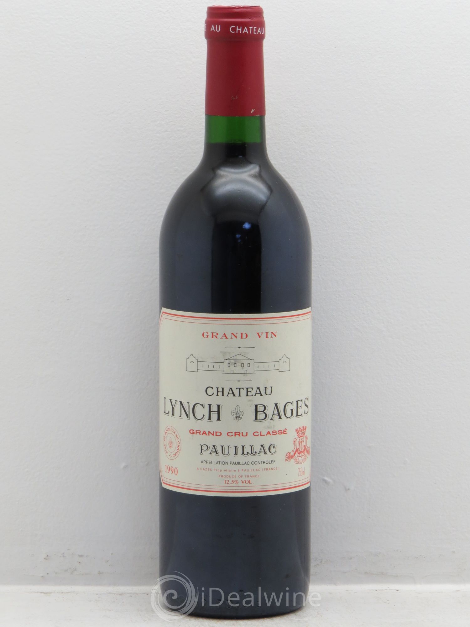 Château Lynch Bages 5ème Grand Cru Classé 1990 - Lot de 1 bouteille - 0