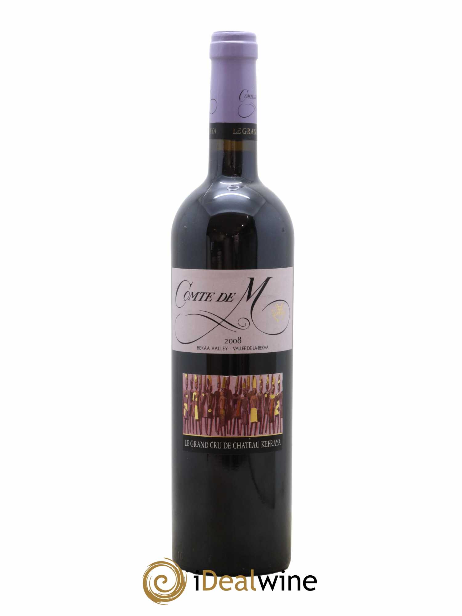 Vallée de la Békaa Château Kefraya Comte de M Michel de Bustros 2008 - Lot de 1 bouteille - 0