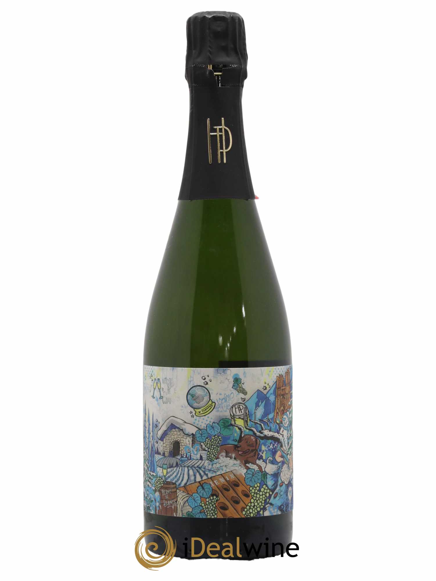 Champagne Blanc Comme Neige Bur Artist Pascal et Romain Henin - Lot de 1 bouteille - 0