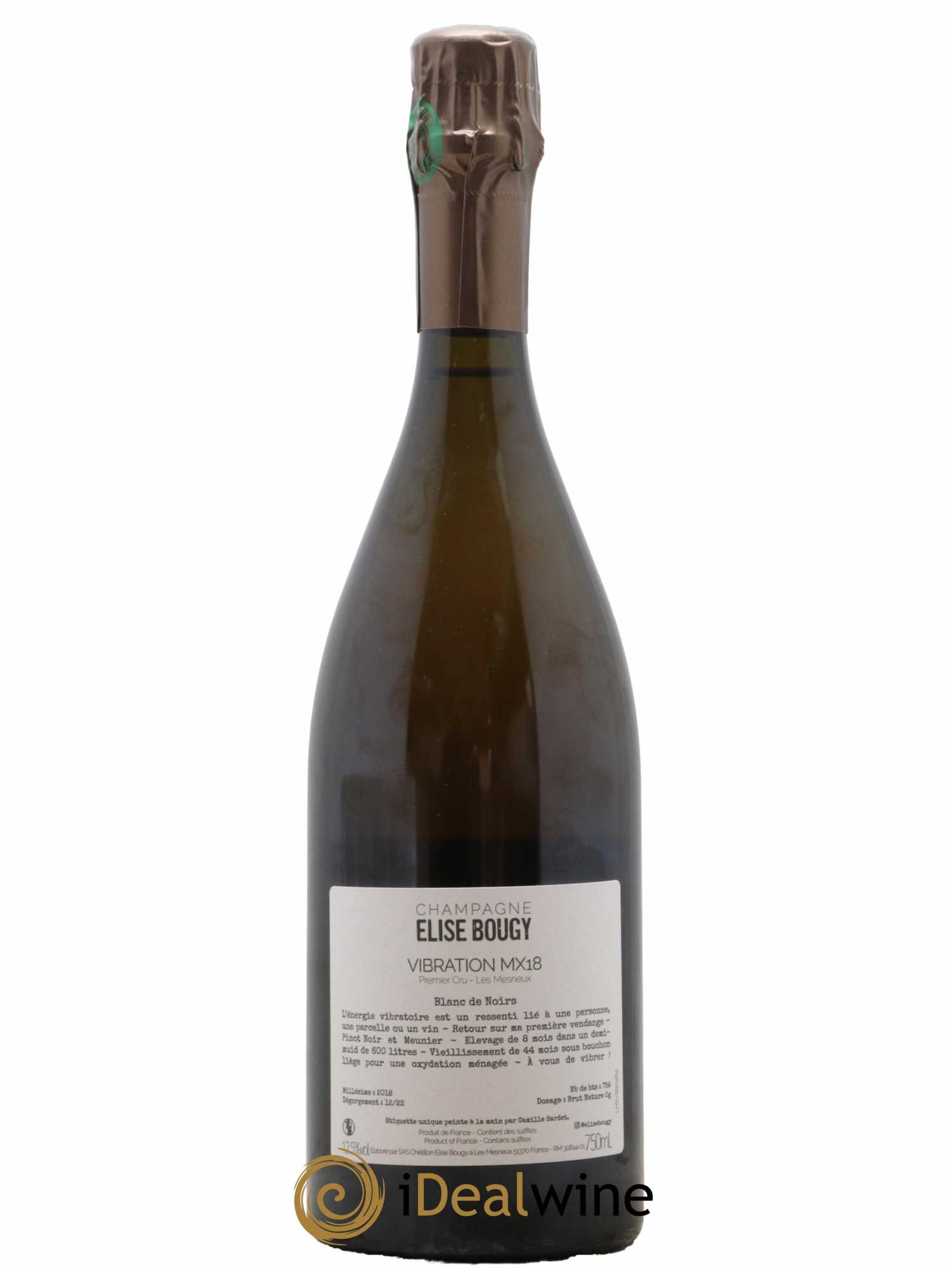 Buy Champagne Vibration MX18 Elise Bougy 2018 (lot: B2265866-1621)