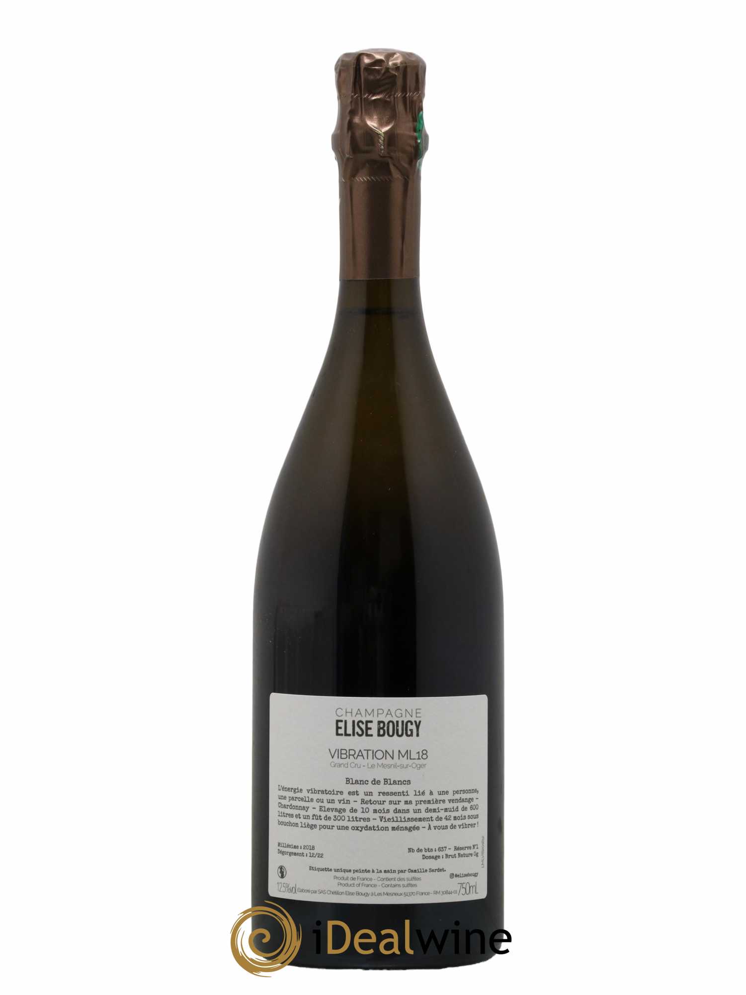 Buy Champagne Grand Cru Le Mesnil-sur-Oger Vibration ML18 Elise
