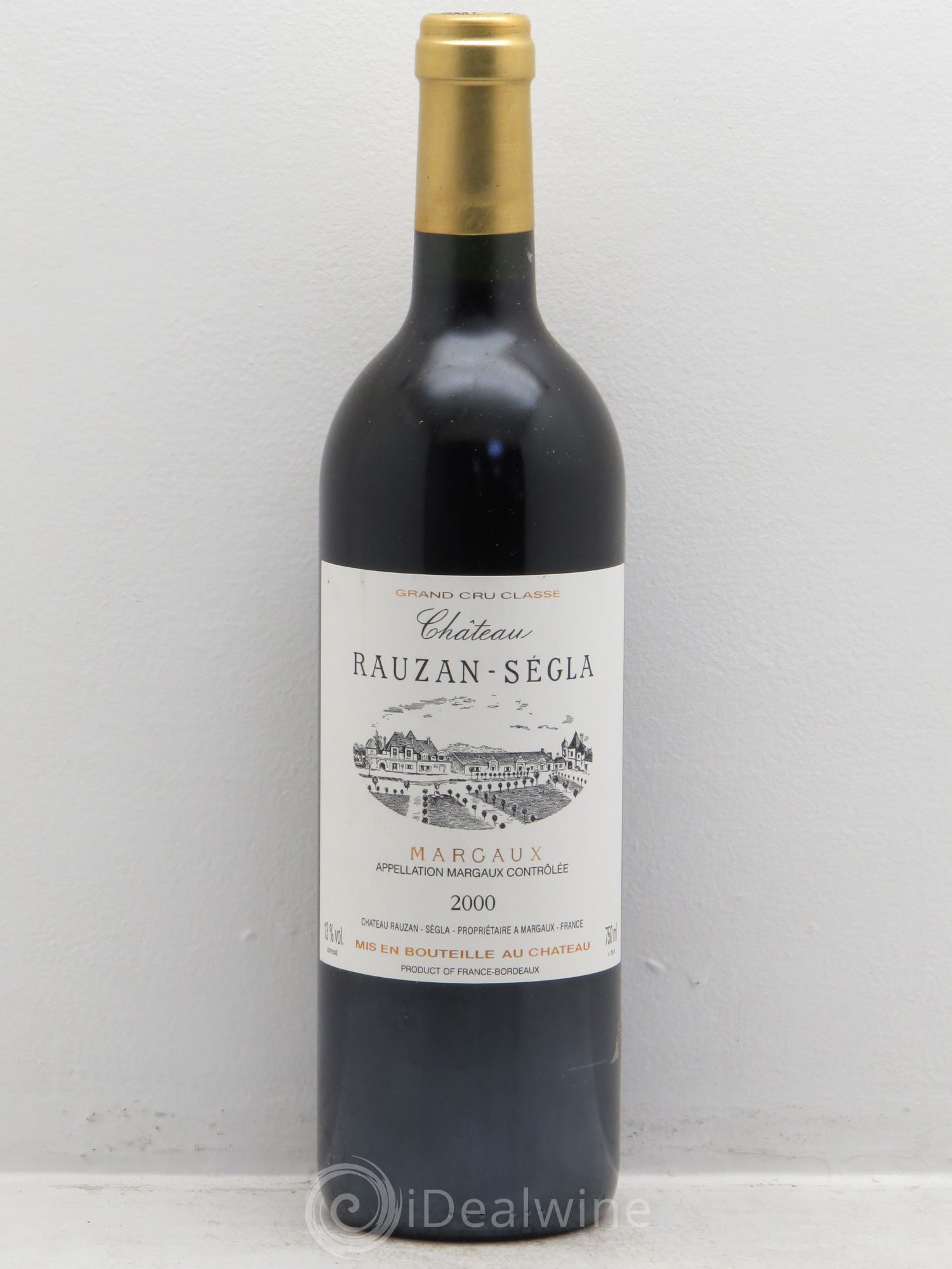 Château Rauzan Ségla Grand Cru Classé 2000 - Lot de 1 bouteille - 0