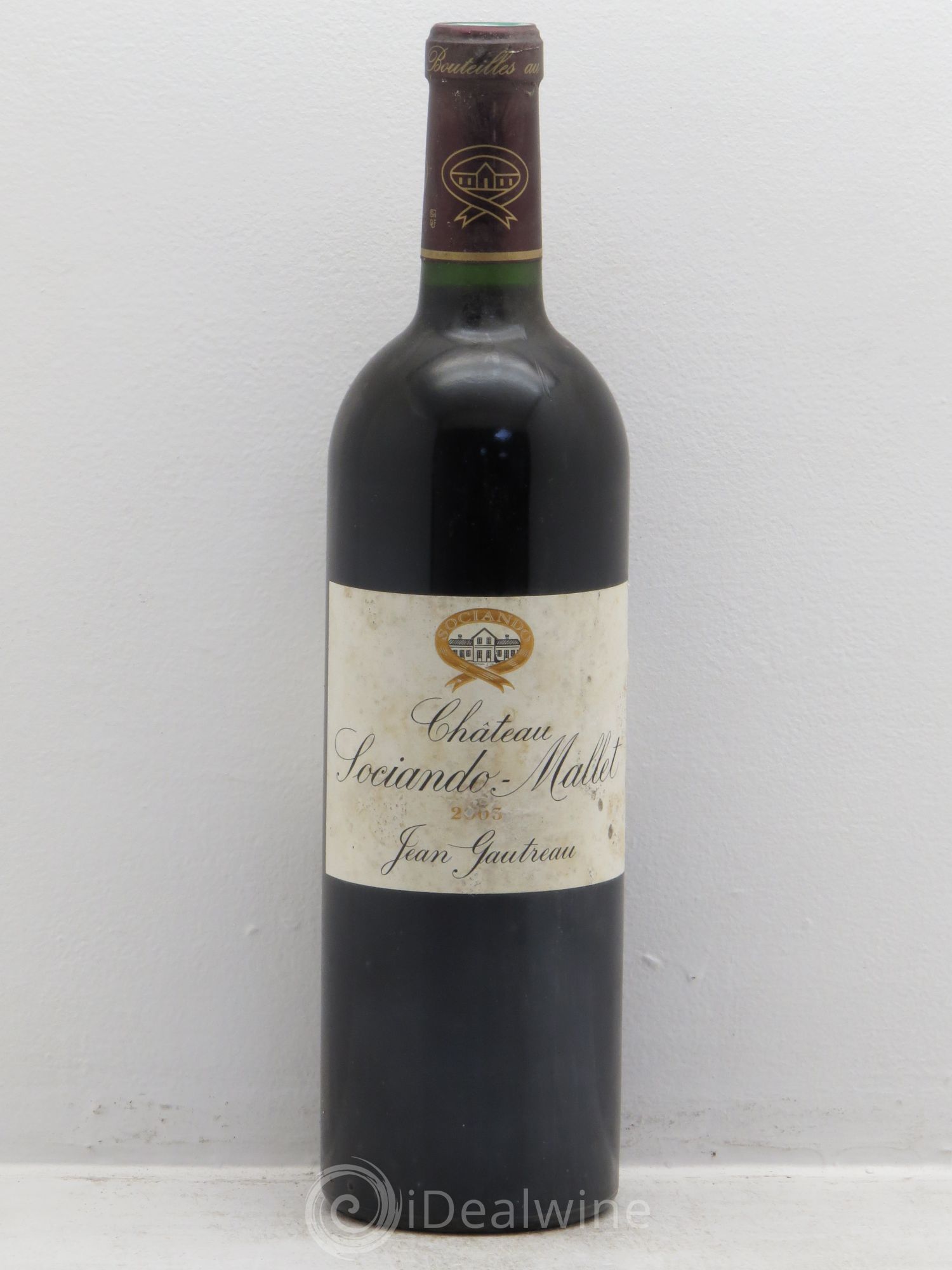 Château Sociando Mallet 2003 - Lot de 1 bouteille - 0