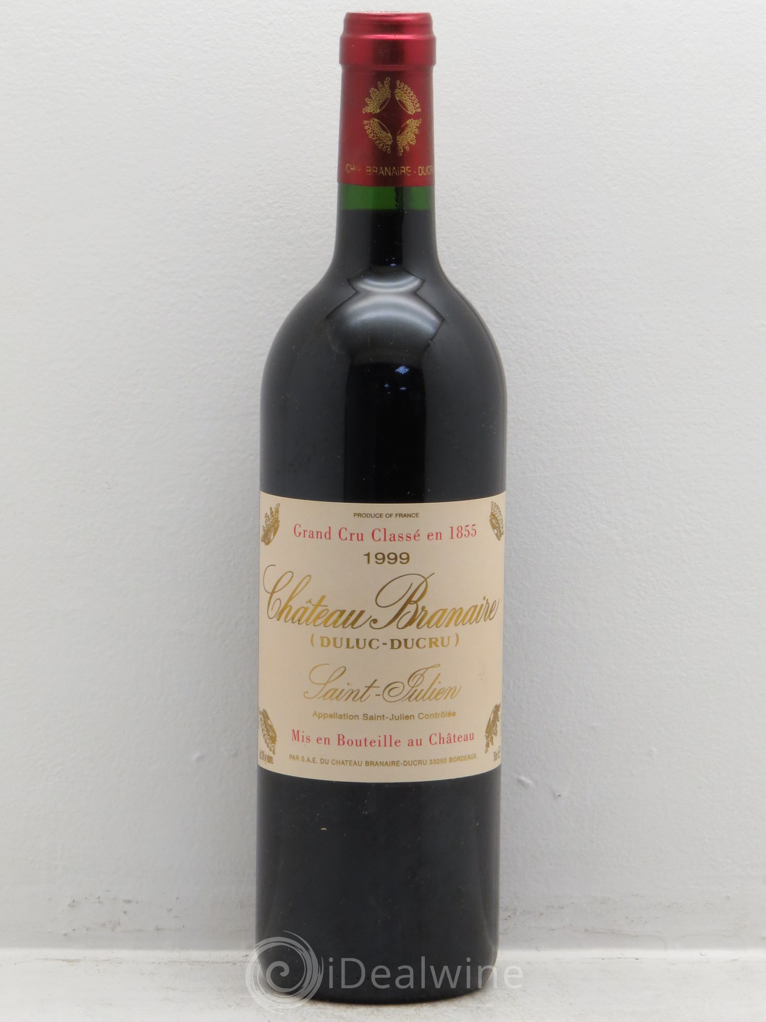 Château Branaire Ducru 4ème Grand Cru Classé 1999 - Lot de 1 bouteille - 0
