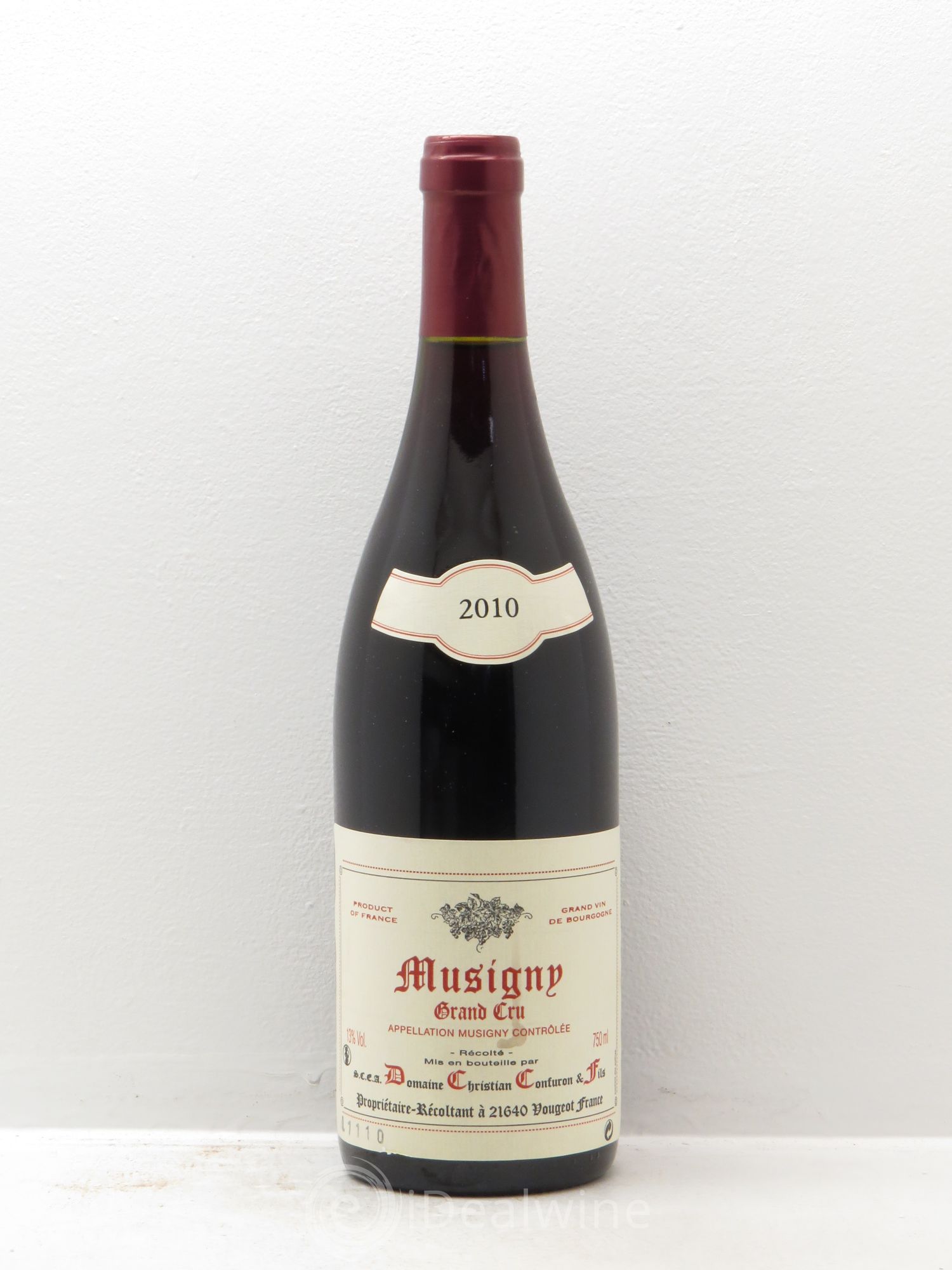 Musigny Grand Cru Christian Confuron 2010 - Lot de 1 bouteille - 0