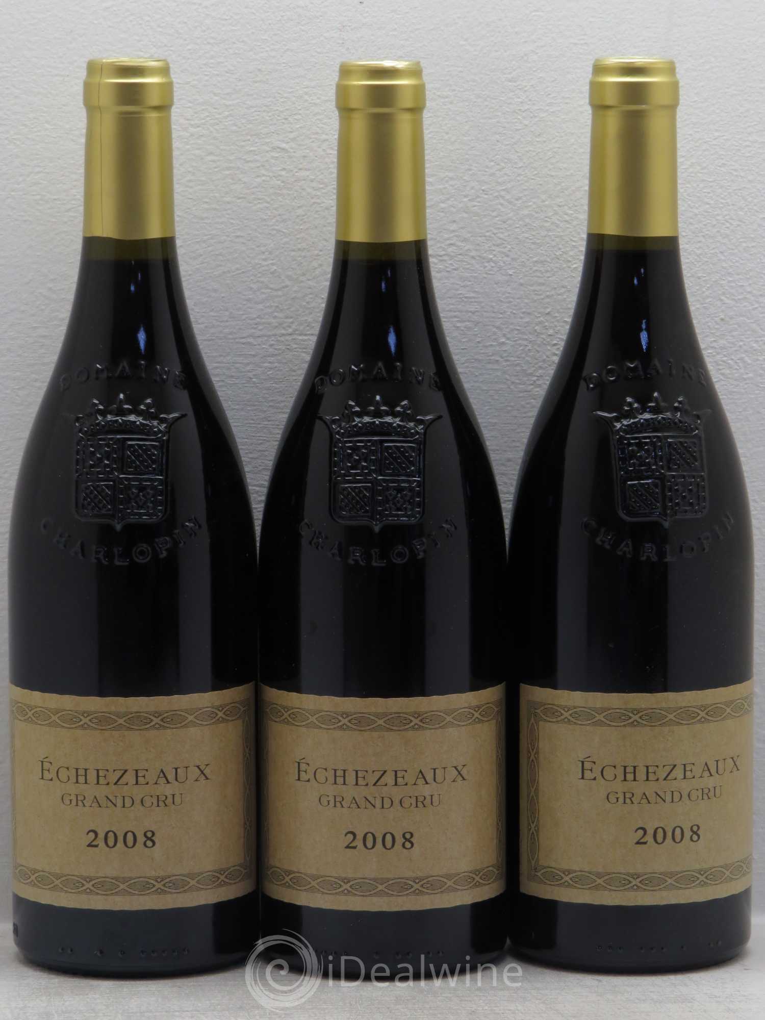 Echezeaux Grand Cru Charlopin-Parizot 2008 - Lot de 3 bouteilles - 0