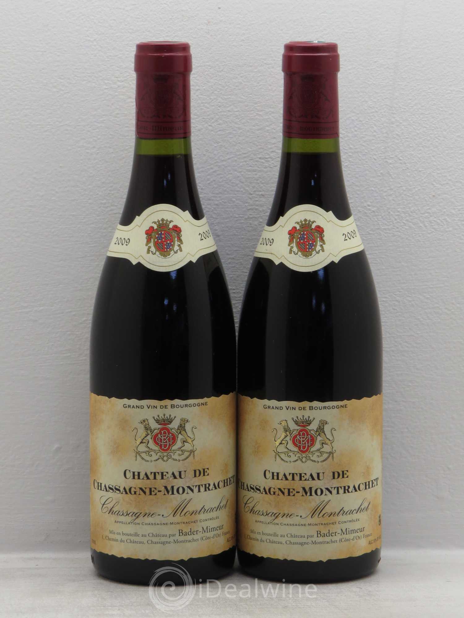 Chassagne-Montrachet Bader-Mimeur 2009 - Lot de 2 bouteilles - 0