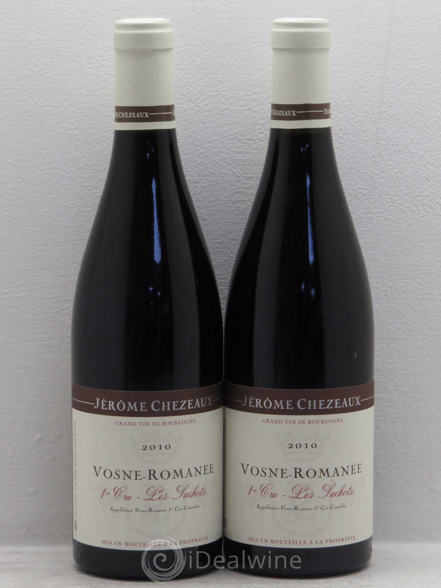 Vosne-Romanée 1er Cru J.Chezeaux 2010 - Lot de 2 bouteilles - 0