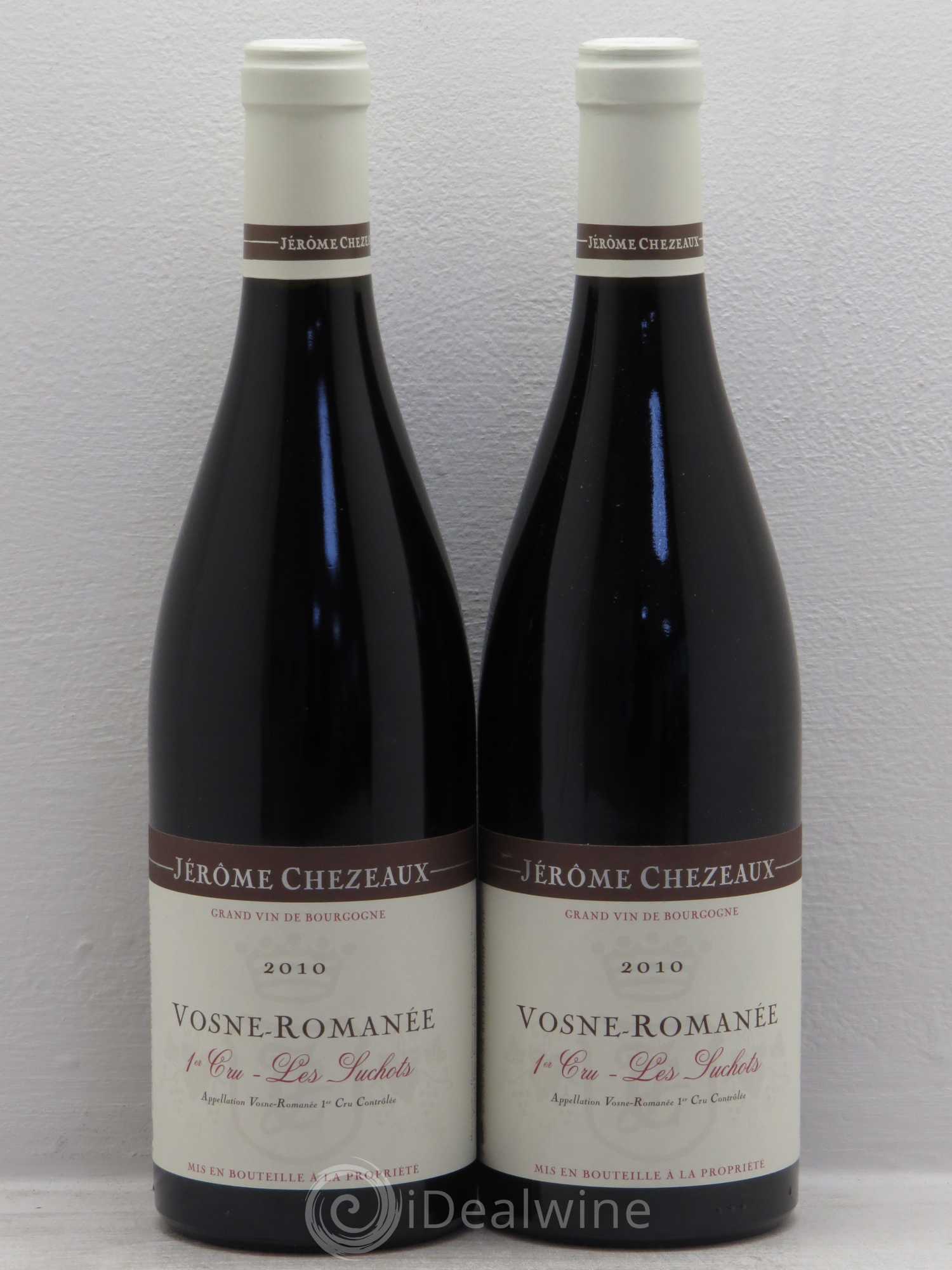 Vosne-Romanée 1er Cru J.Chezeaux 2010 - Lot de 2 bouteilles - 0