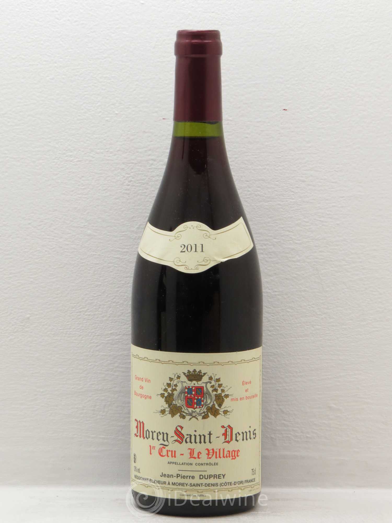 Morey-Saint-Denis 1er Cru Le Village - JP.Duprey (sans prix de réserve) 2011 - Posten von 1 Flasche - 0