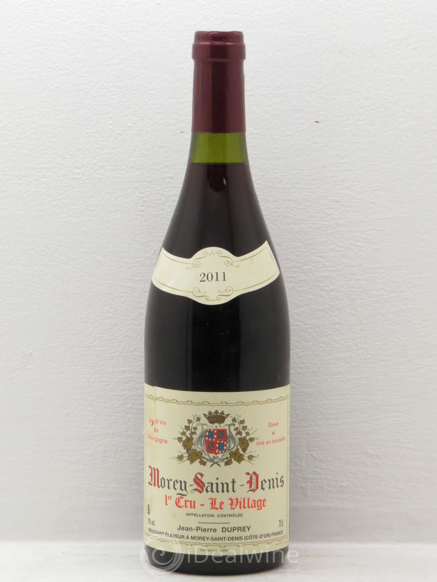Morey-Saint-Denis 1er Cru Le Village - JP.Duprey (sans prix de réserve) 2011 - Posten von 1 Flasche - 0