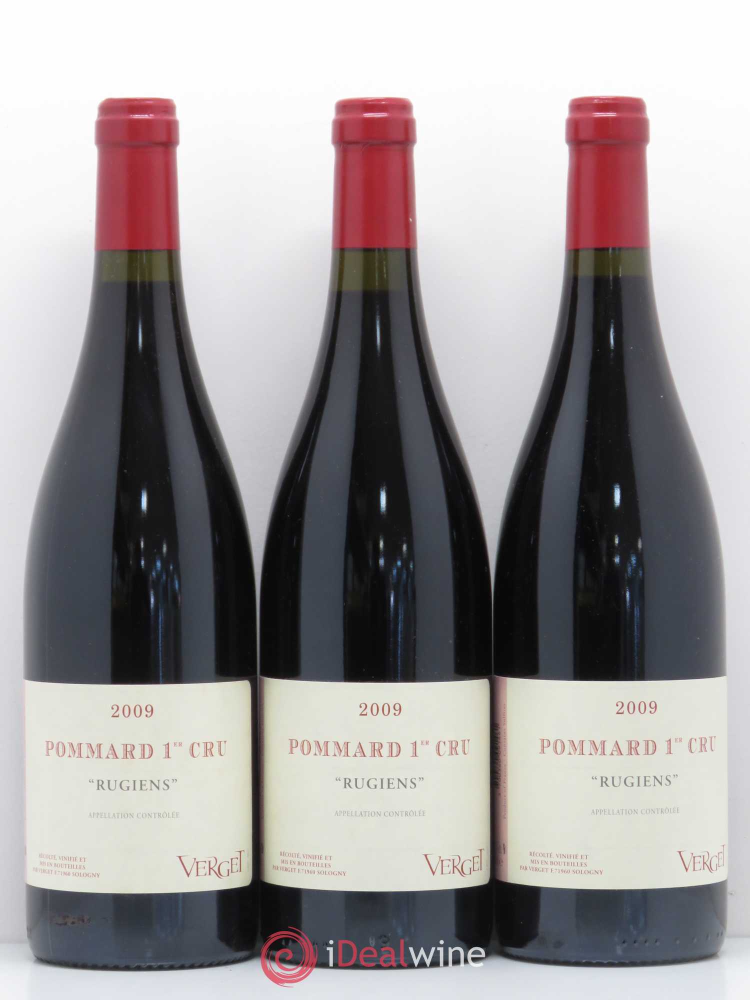 Pommard 1er Cru Les Rugiens Verget 2009 - Lot de 6 bouteilles - 1