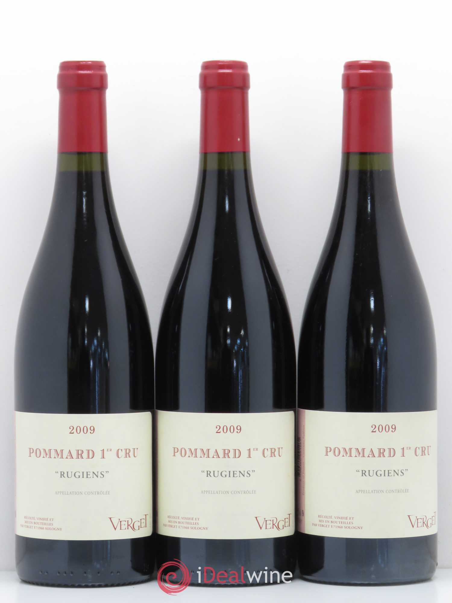 Pommard 1er Cru Les Rugiens Verget 2009 - Lot de 3 bouteilles - 0