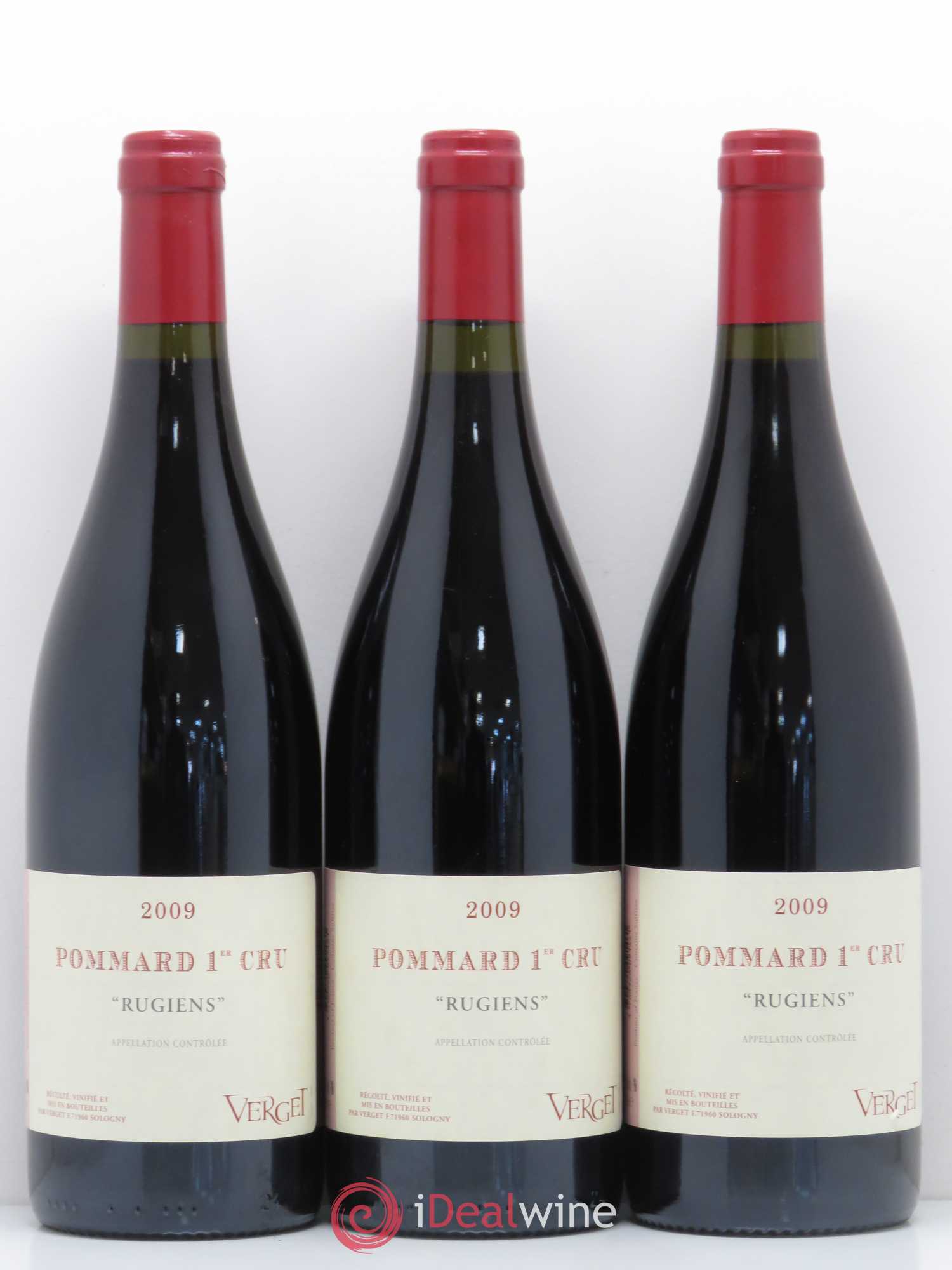 Pommard 1er Cru Les Rugiens Verget 2009 - Lot de 3 bouteilles - 0