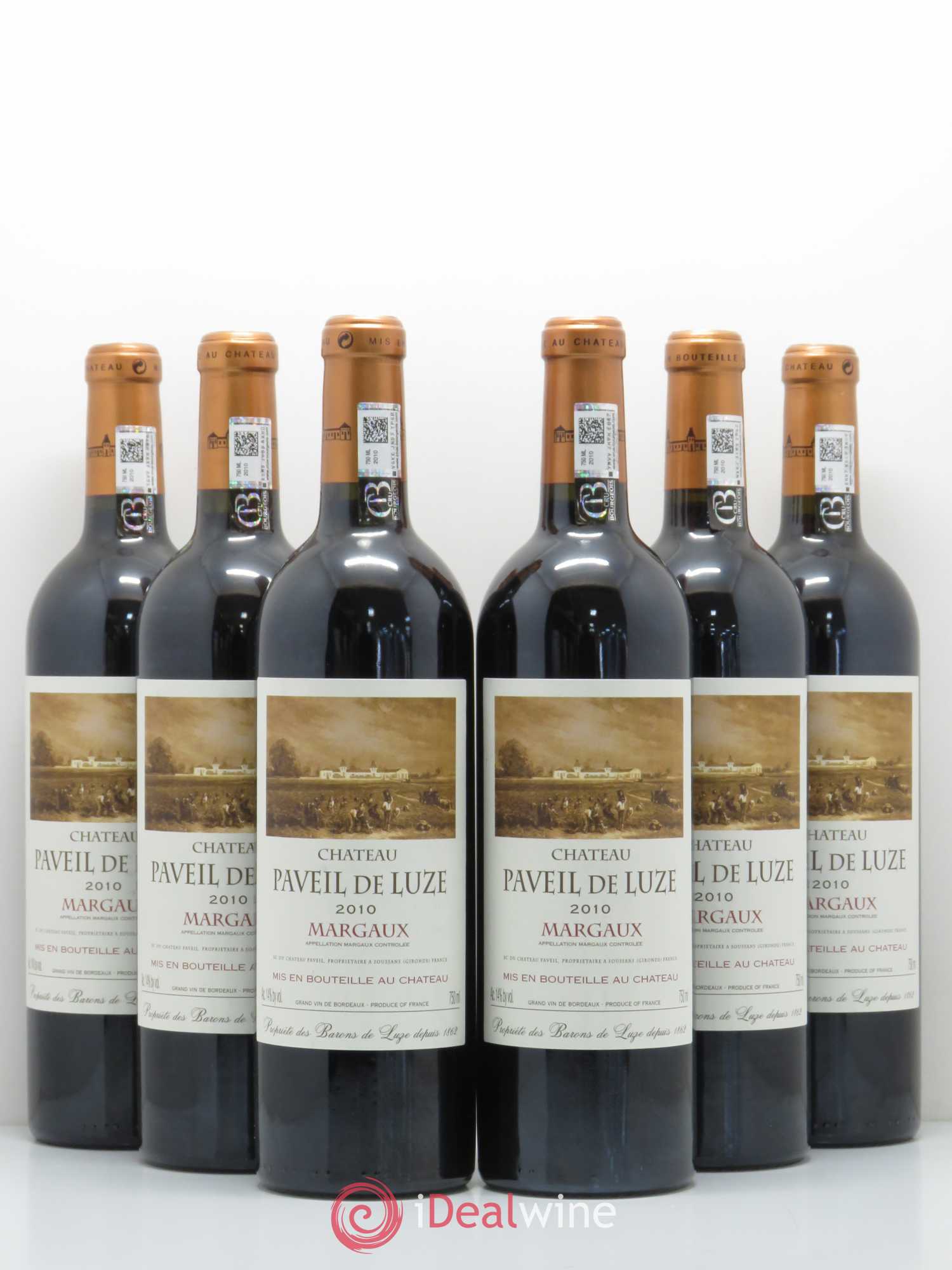 Château Paveil de Luze Cru Bourgeois 2010 - Lot de 6 bouteilles - 0