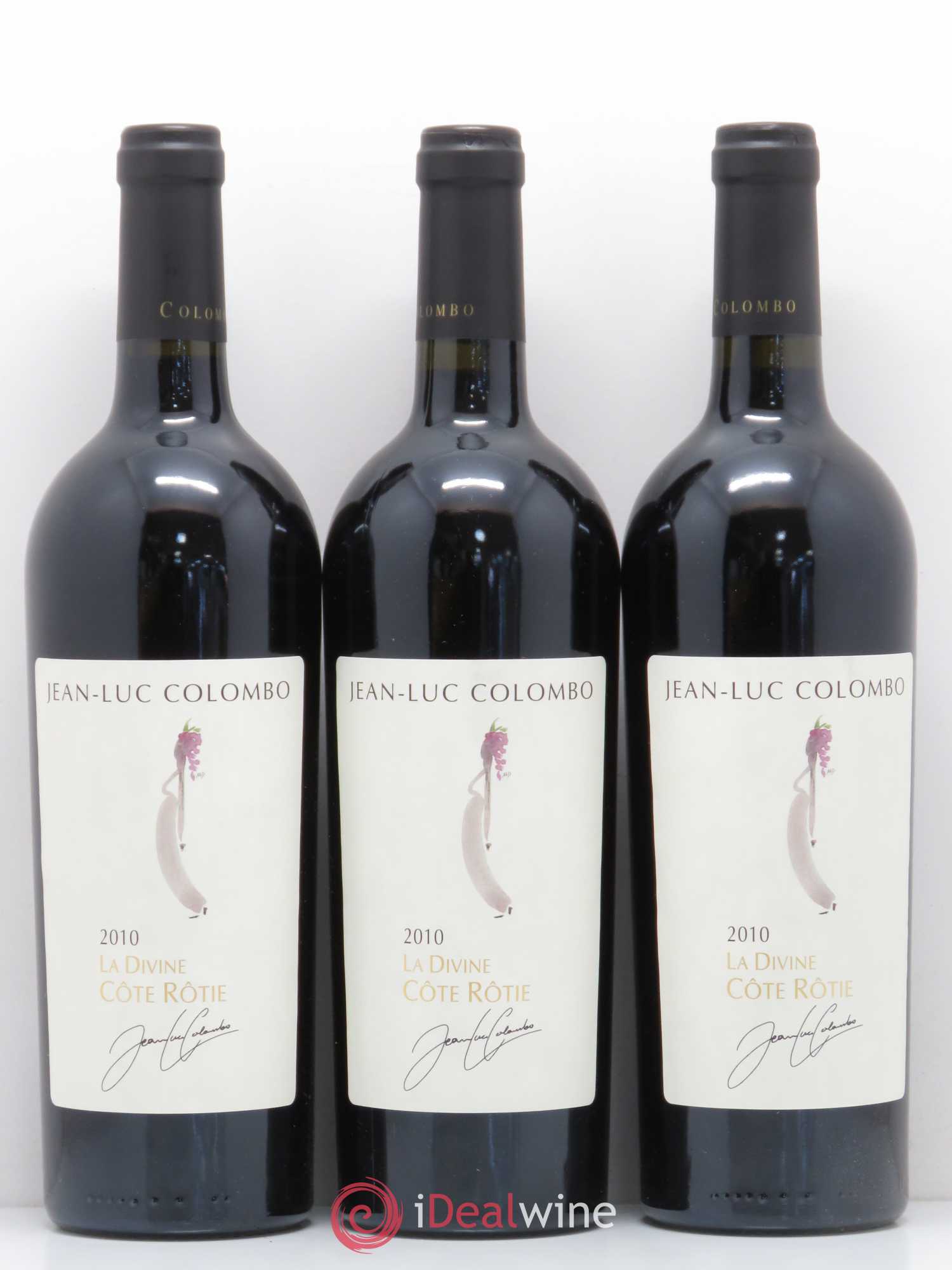 Côte-Rôtie La Divine Jean-Luc Colombo 2010 - Lot de 6 bouteilles - 1