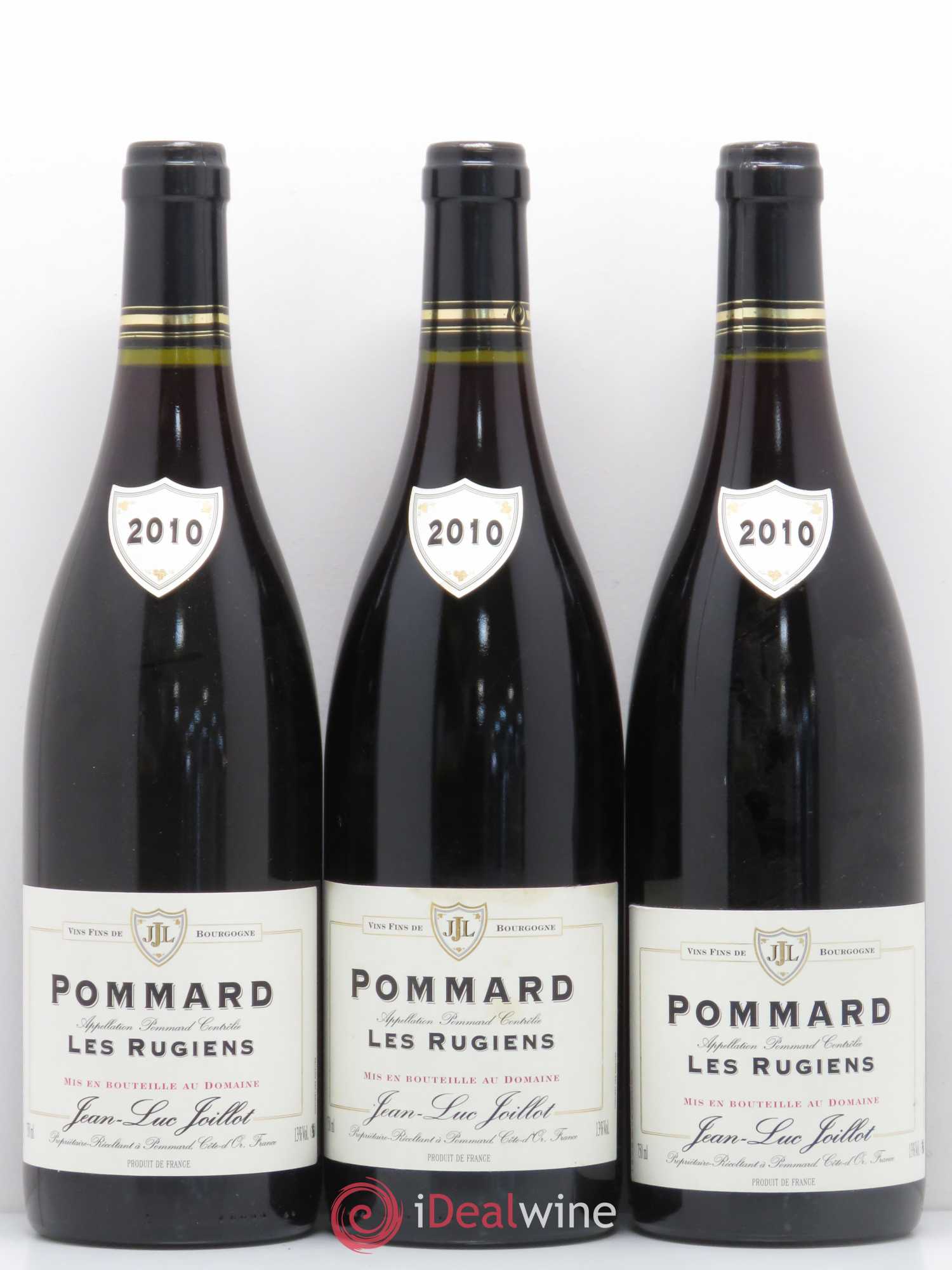 Pommard Les Rugiens Joillot 2010 - Lot de 6 bouteilles - 1