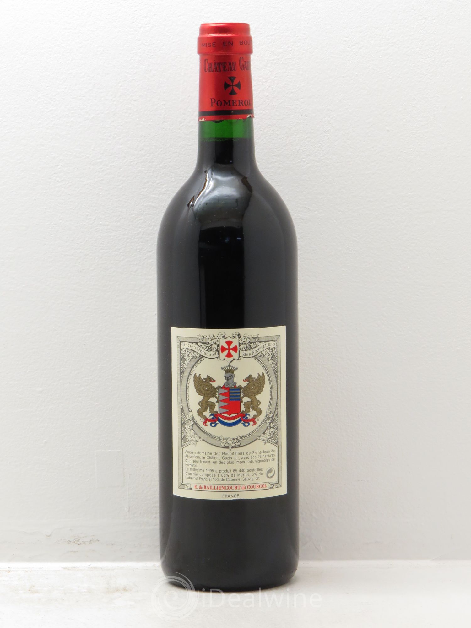 Château Gazin 1995 - Lot de 1 bouteille - 1