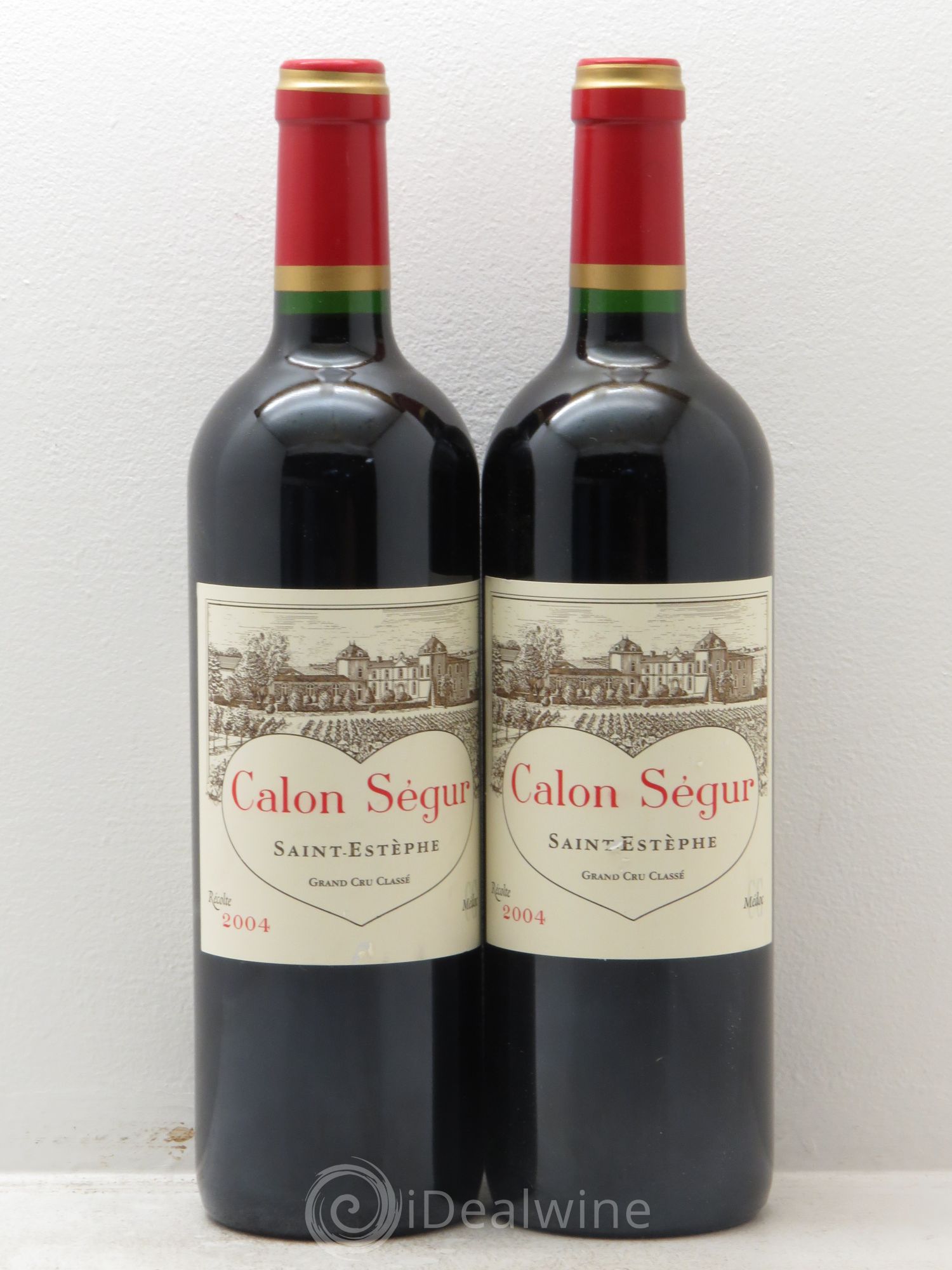 Château Calon Ségur 3ème Grand Cru Classé 2004 - Lot de 2 bouteilles - 0