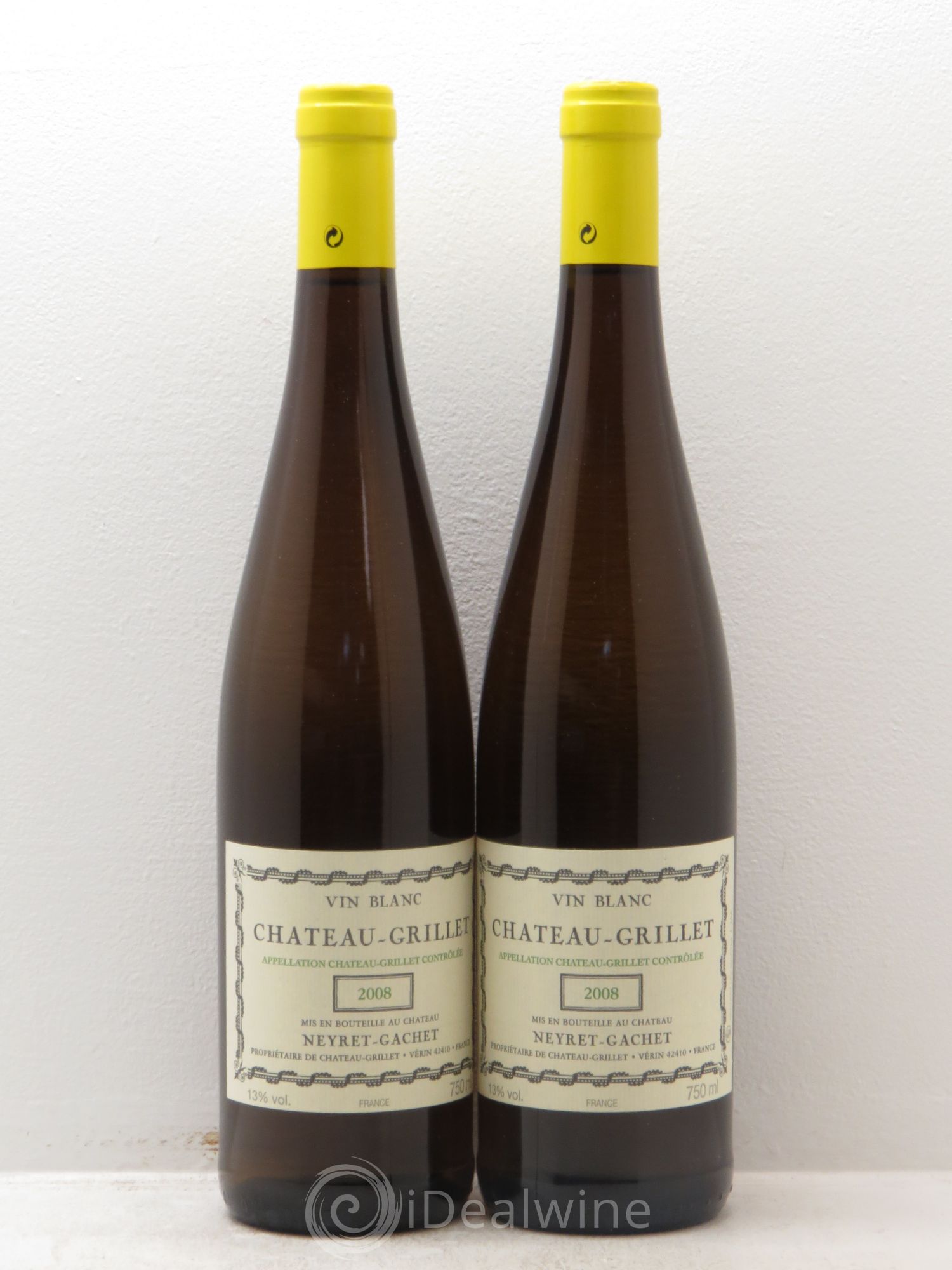 Château Grillet Château-Grillet 2008 - Lot de 2 bouteilles - 0