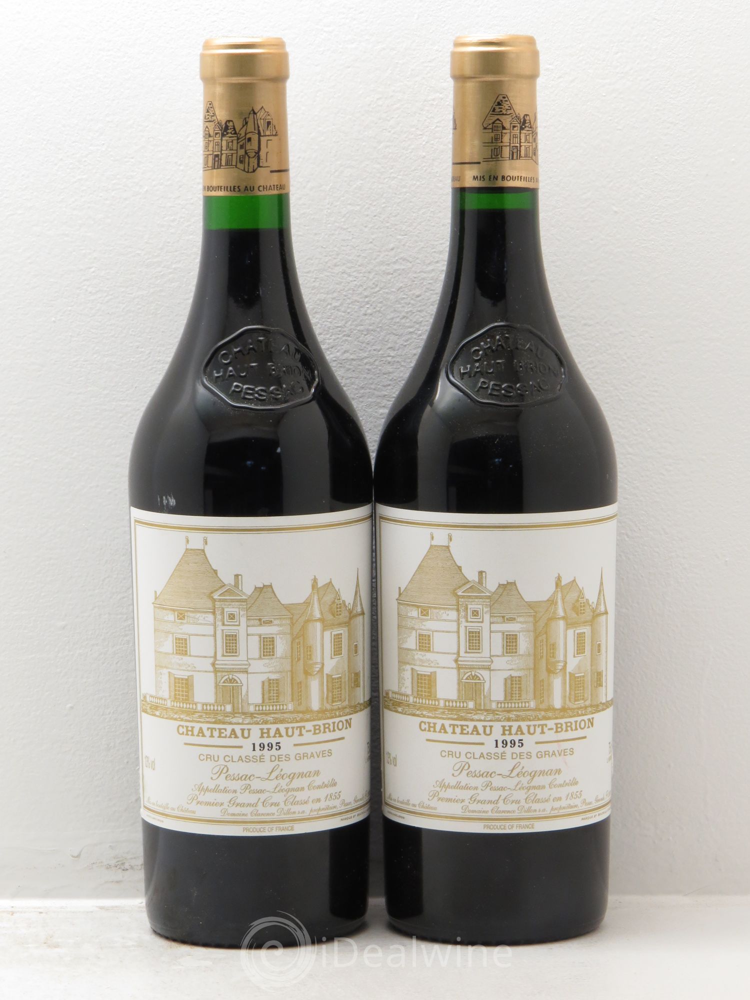 Château Haut Brion 1er Grand Cru Classé 1995 - Lot de 2 bouteilles - 0