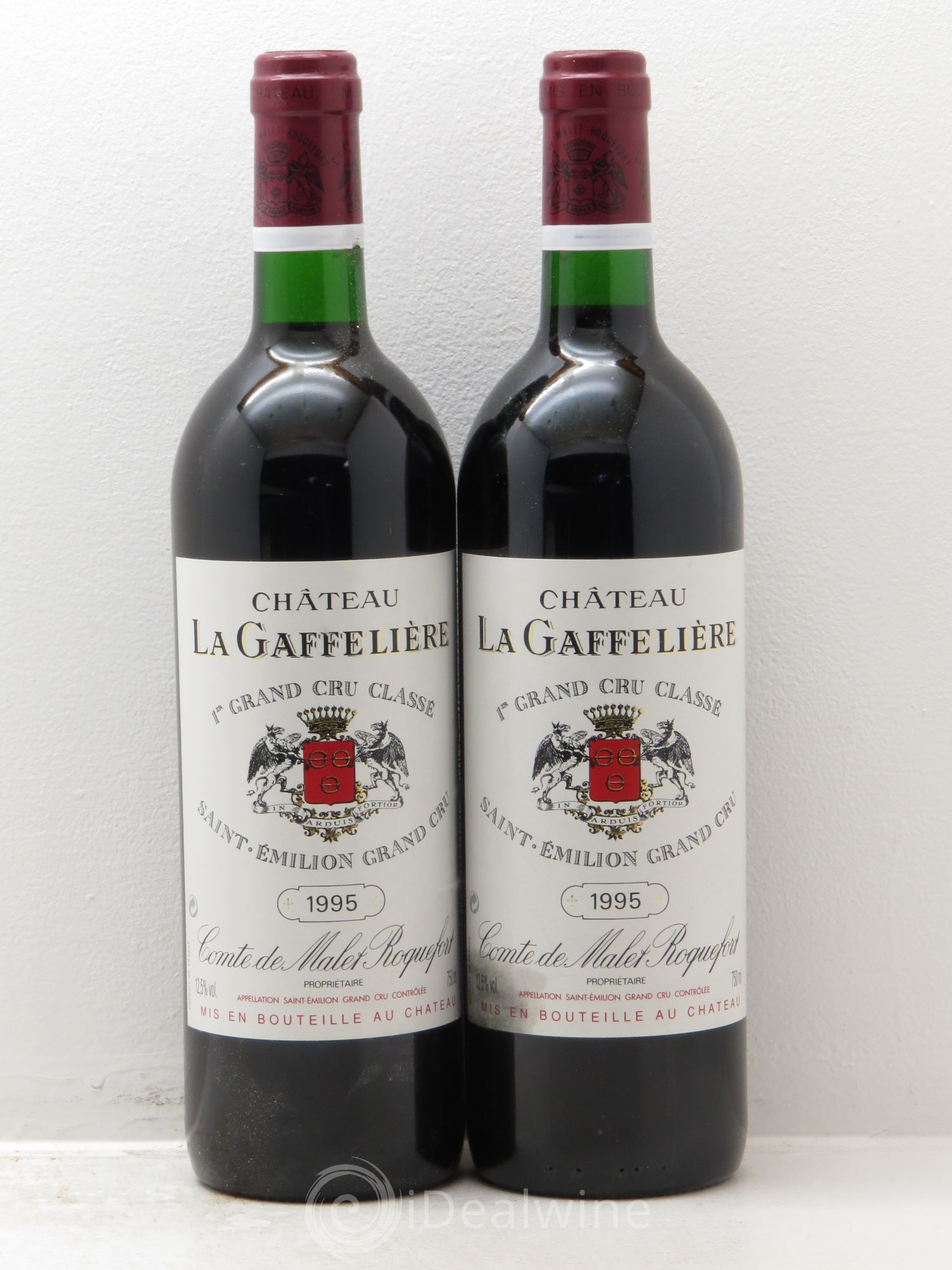 Château la Gaffelière 1er Grand Cru Classé B 1995 - Lot de 2 bouteilles - 0