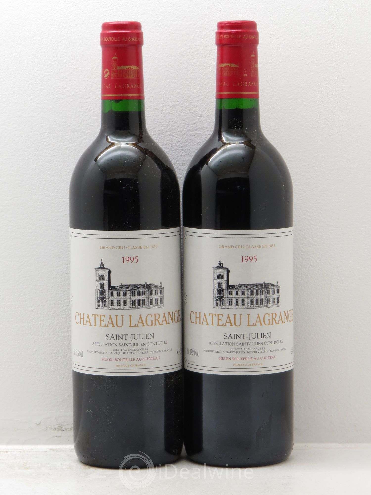 Château Lagrange 3ème Grand Cru Classé 1995 - Lot de 2 bouteilles - 0