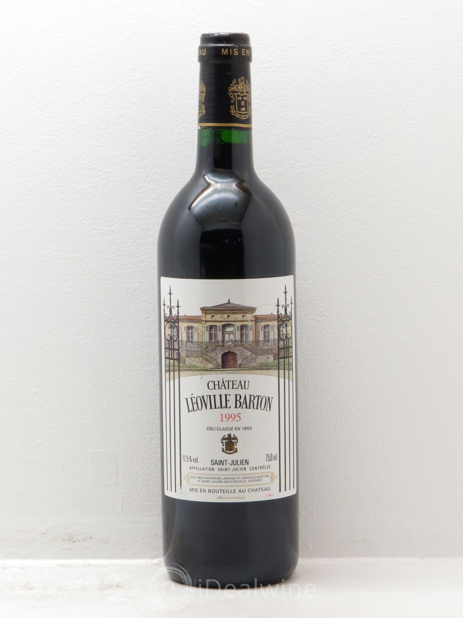 Château Léoville Barton 2ème Grand Cru Classé 1995 - Lot de 1 bouteille - 0