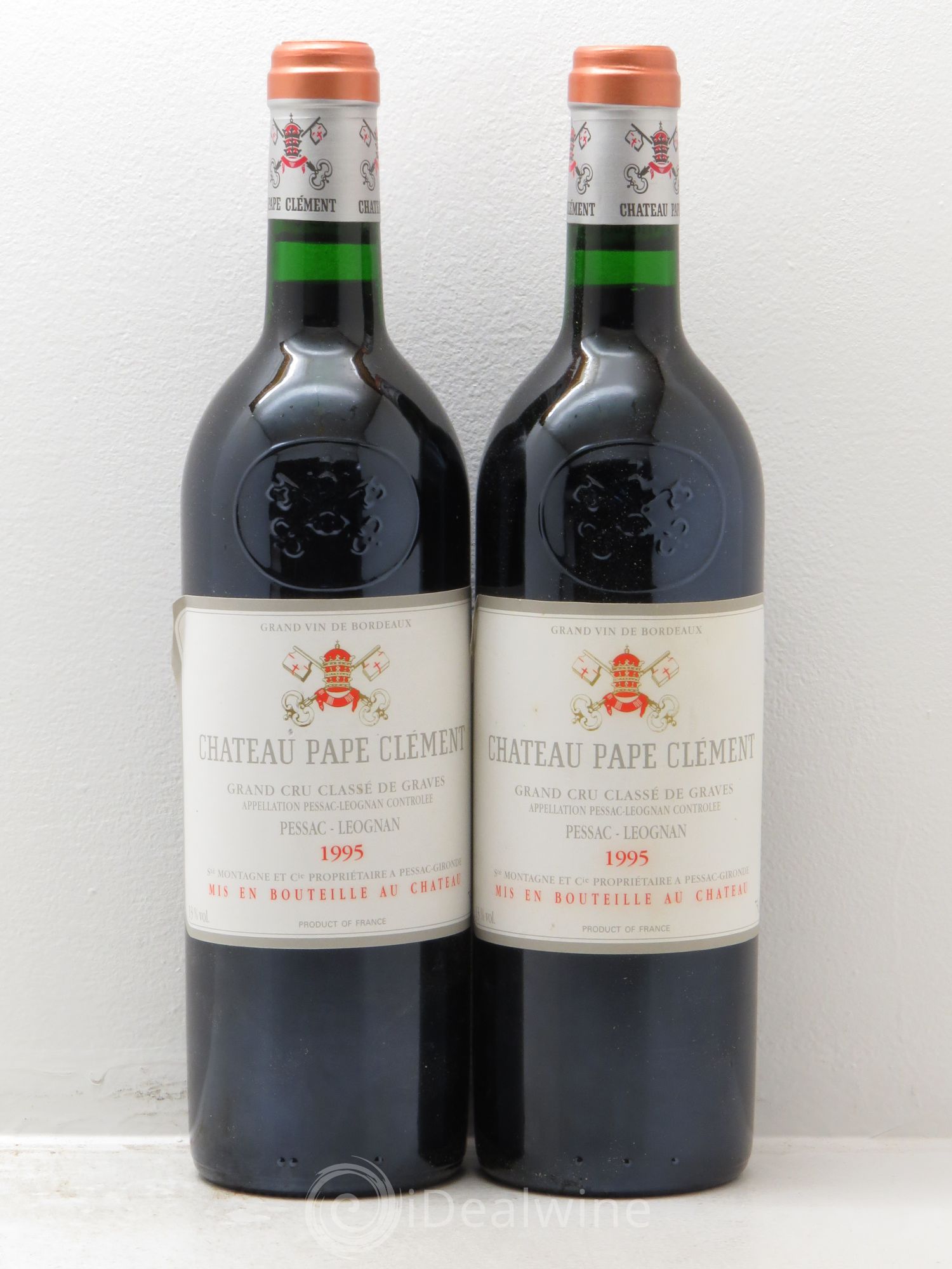 Château Pape Clément Cru Classé de Graves 1995 - Lot de 2 bouteilles - 0
