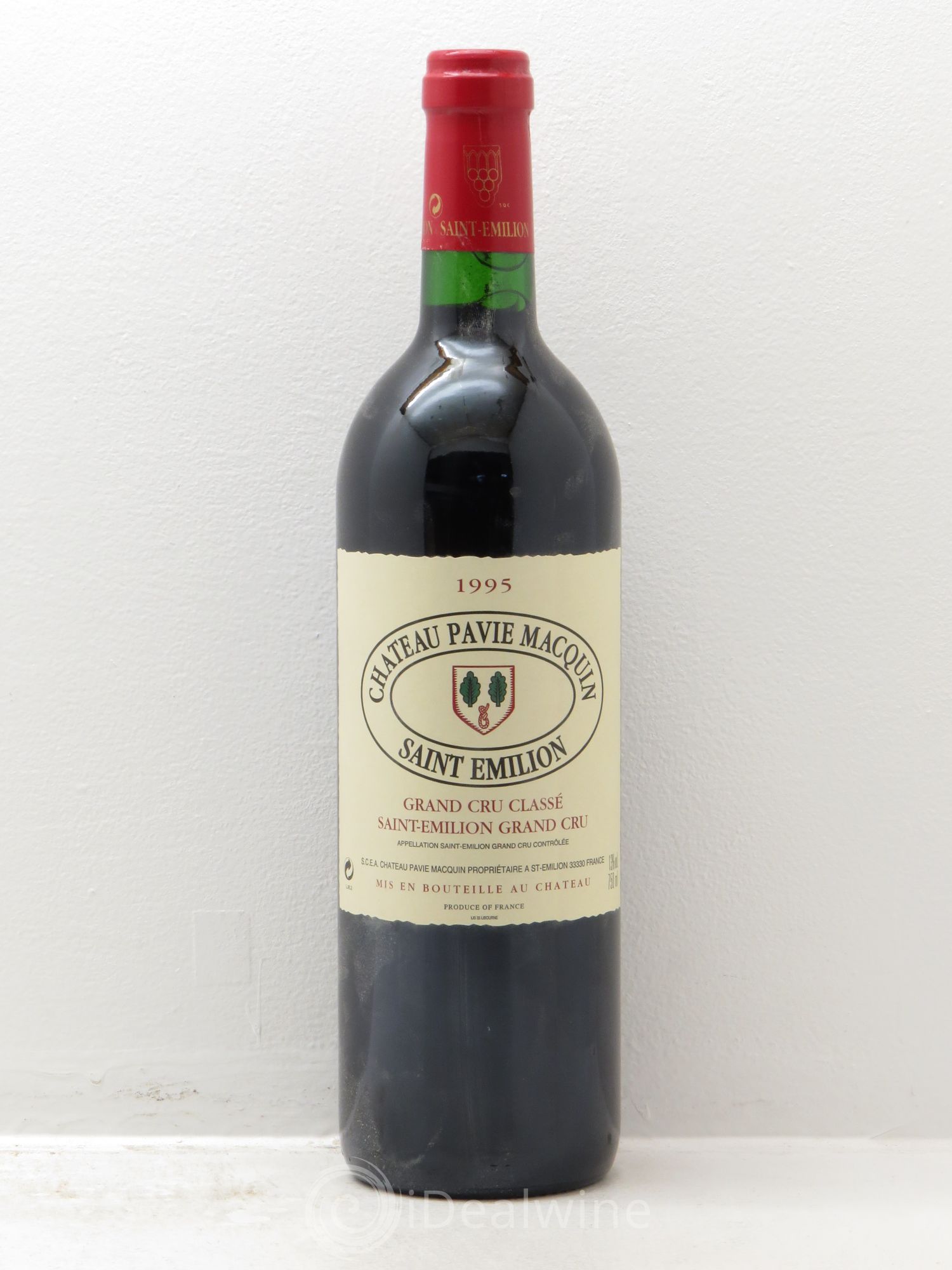 Château Pavie Macquin 1er Grand Cru Classé B 1995 - Lot de 1 bouteille - 0