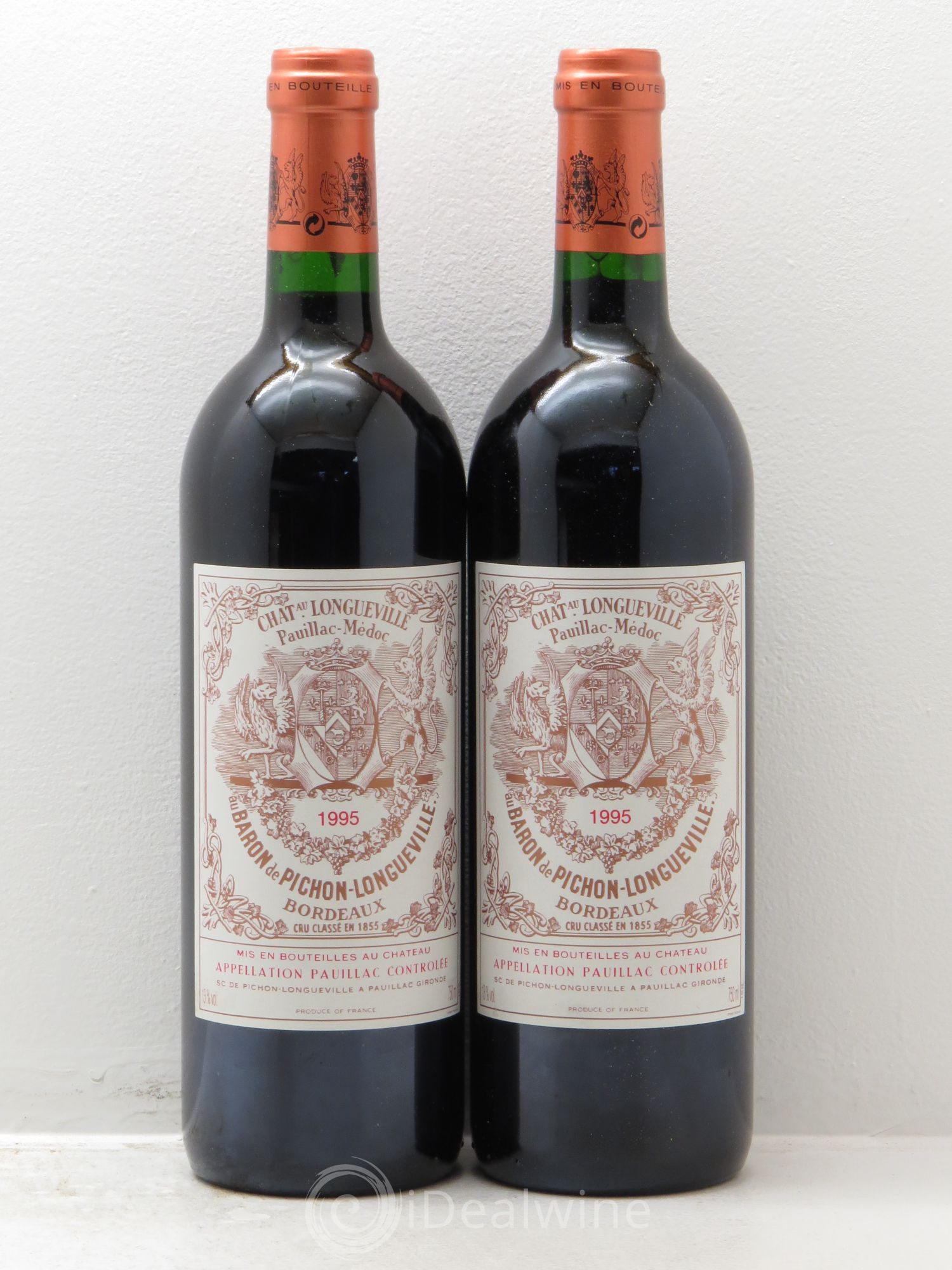 Pichon Longueville Baron 2ème Grand Cru Classé 1995 - Lot de 2 bouteilles - 0