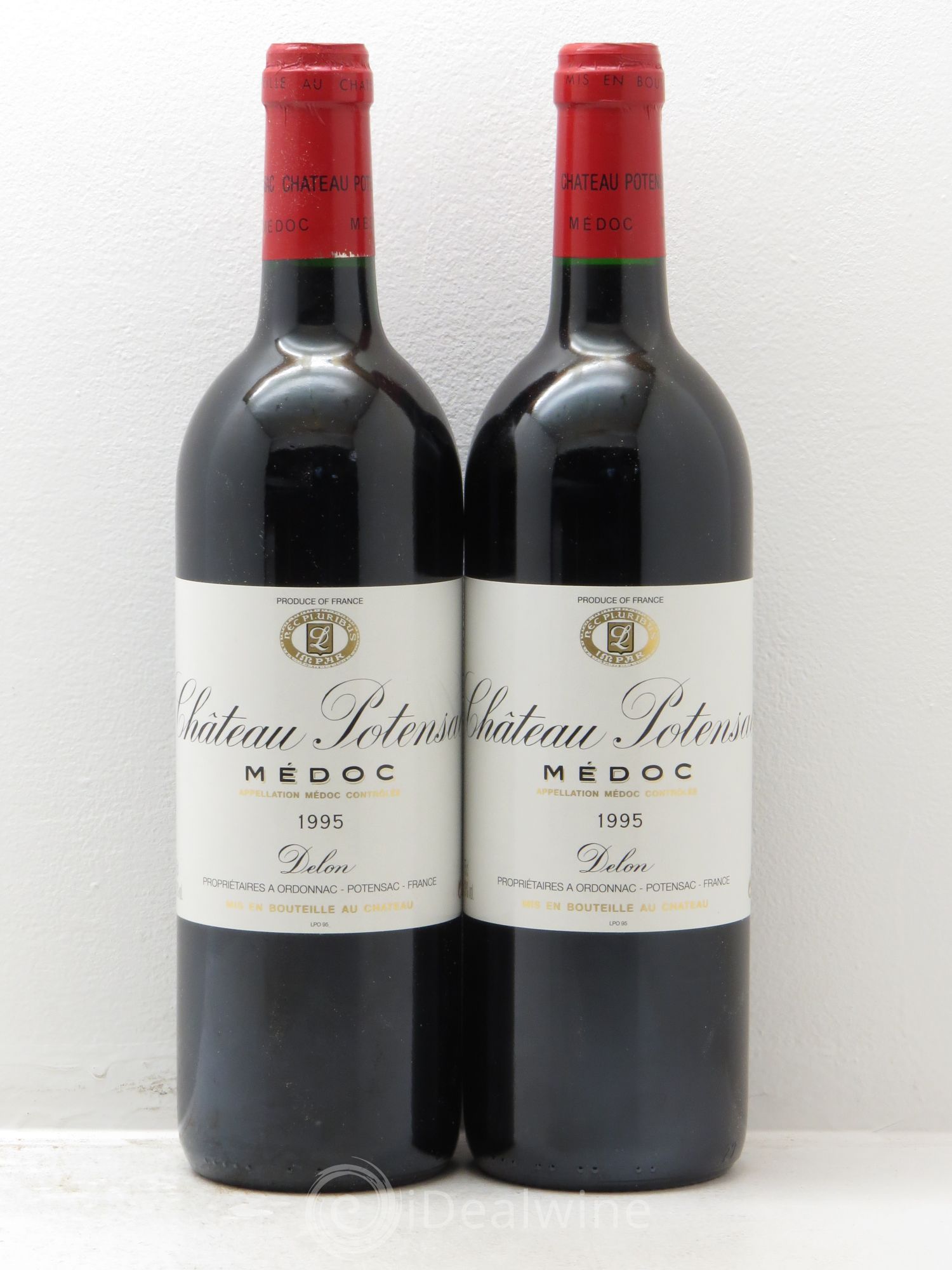 Château Potensac 1995 - Lot de 2 bouteilles - 0