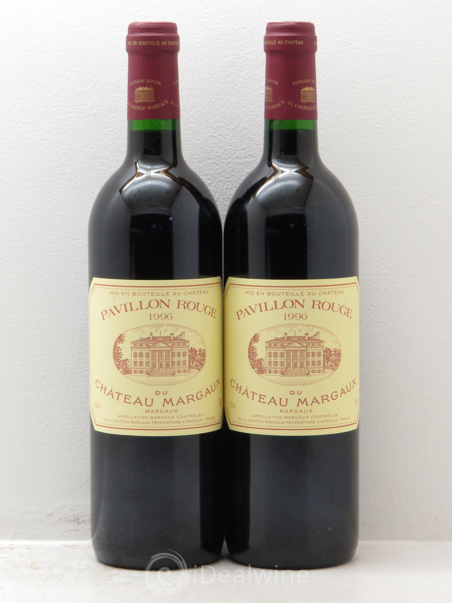 Pavillon Rouge du Château Margaux Second Vin 1996 - Lot de 2 bouteilles - 0