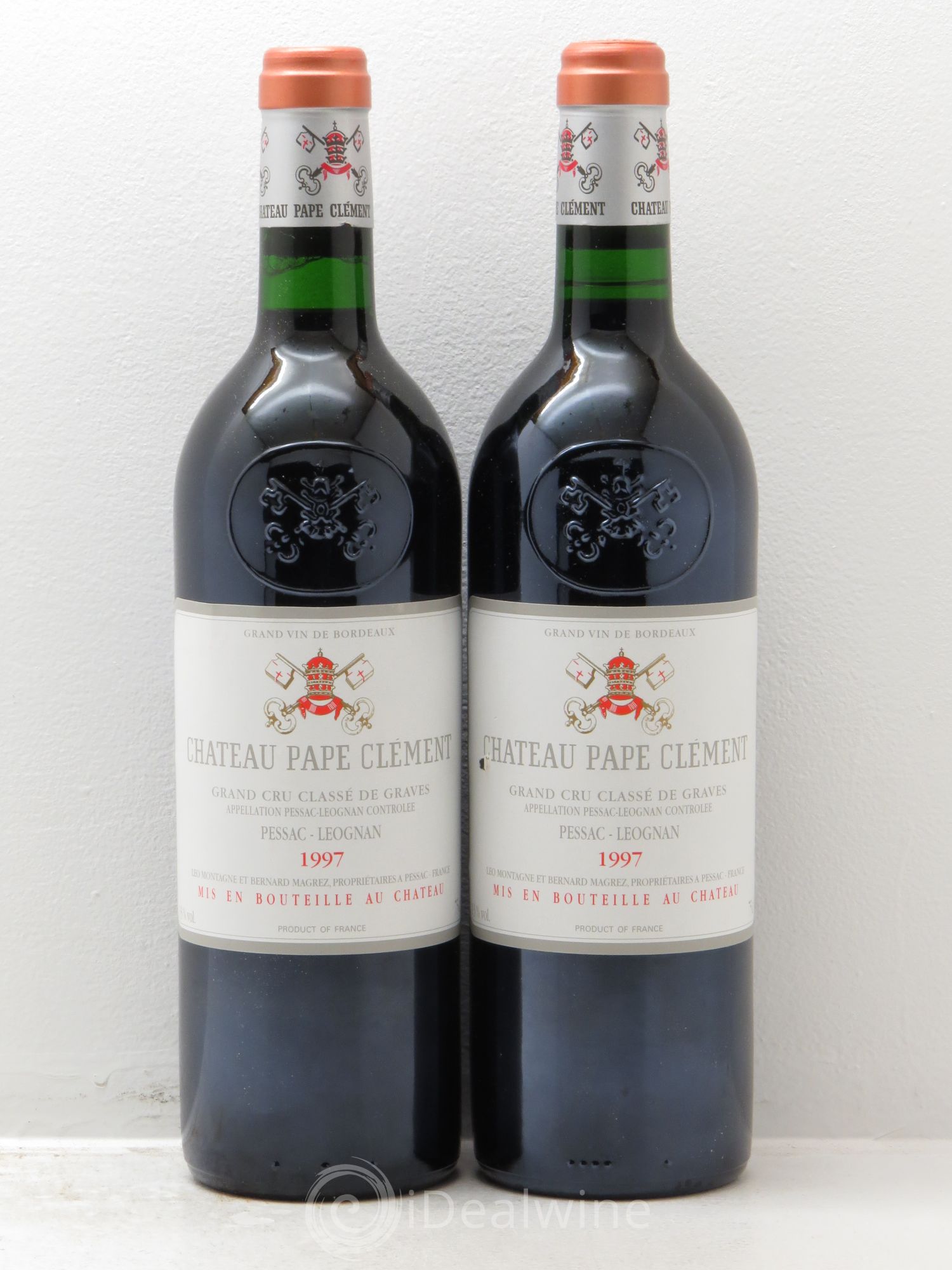 Château Pape Clément Cru Classé de Graves 1997 - Lot de 2 bouteilles - 0