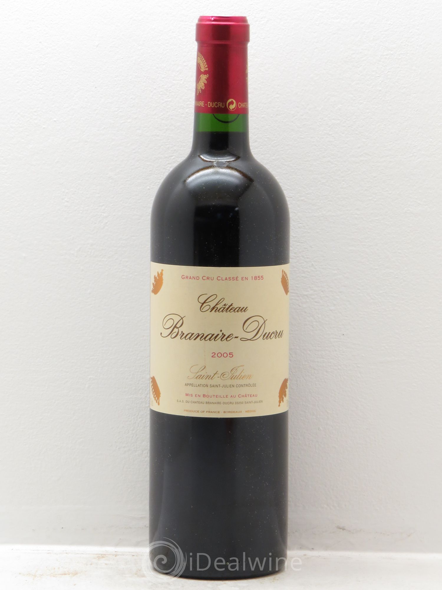 Château Branaire Ducru 4ème Grand Cru Classé 2005 - Lotto di 1 bottiglia - 0