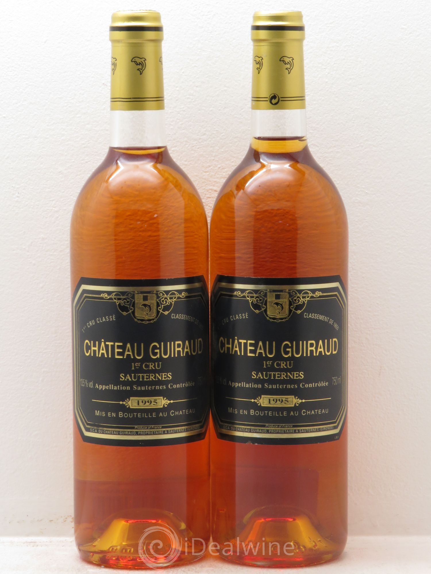 Château Guiraud 1er Grand Cru Classé 1995 - Lotto di 2 bottiglie - 0