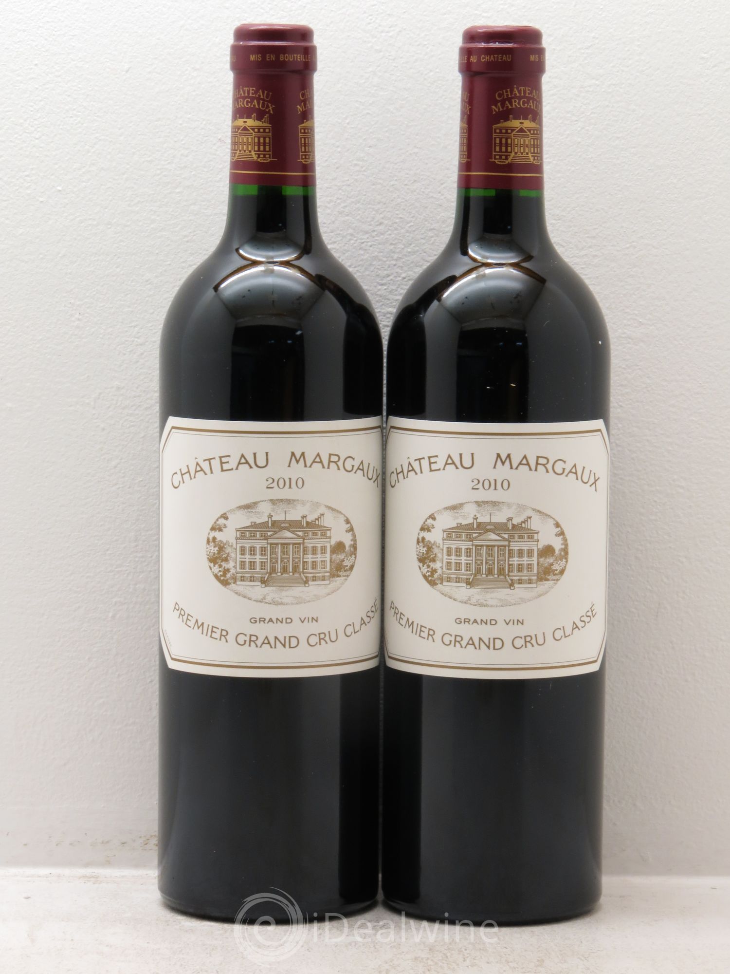 Château Margaux 1er Grand Cru Classé 2010 - Lot de 2 bouteilles - 0