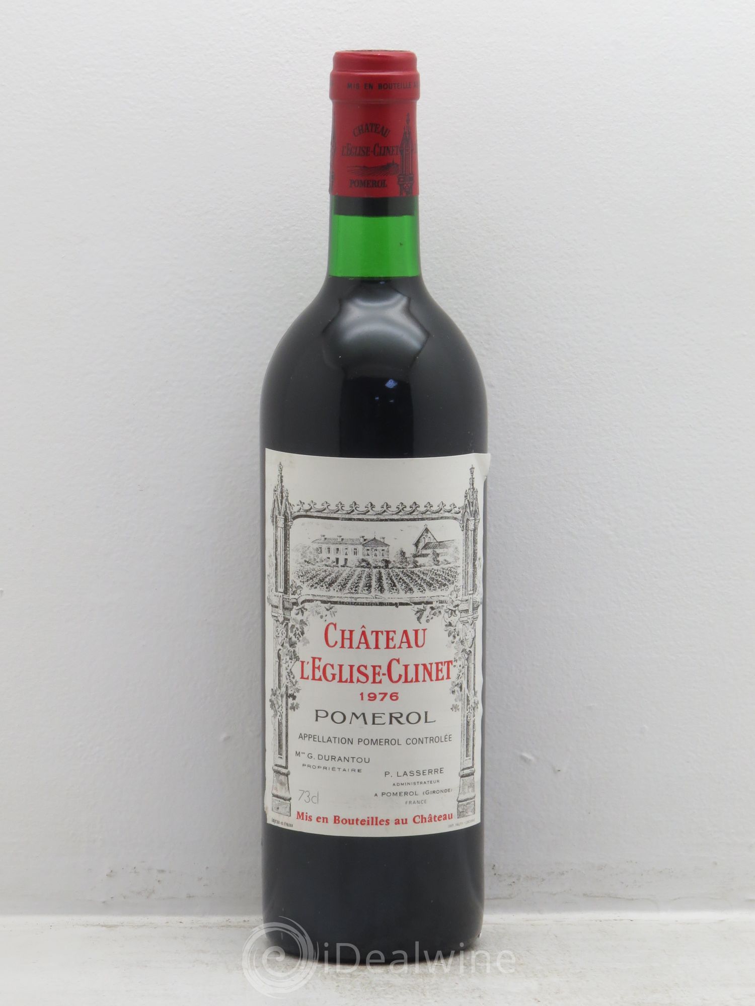 Château l' Église Clinet 1976 - Lot de 1 bouteille - 0