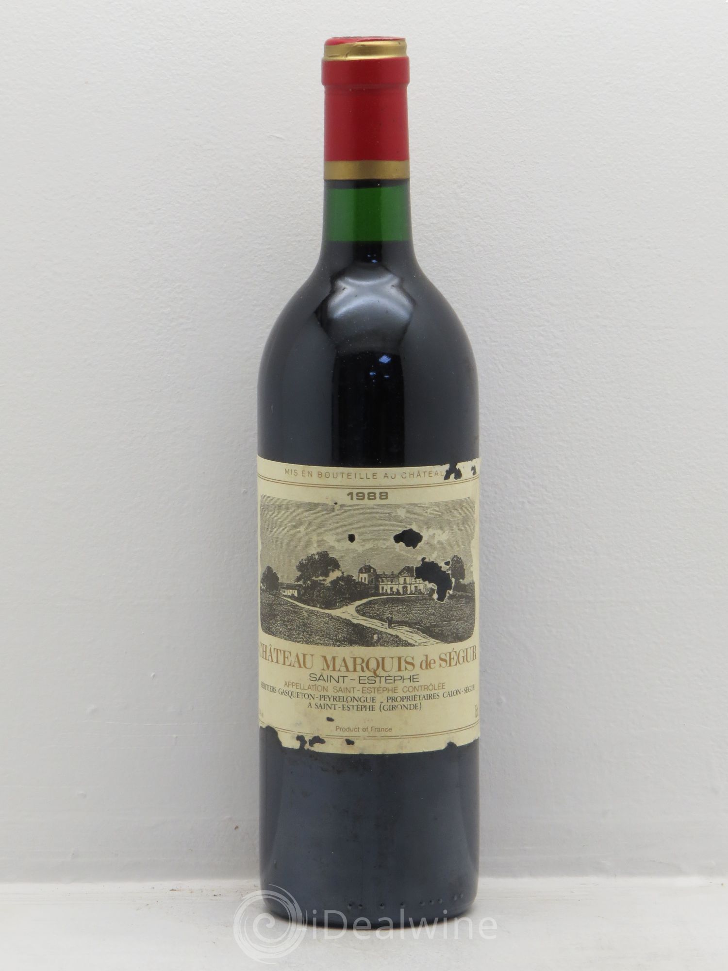 Bordeaux Château Marquis de Segur (sans prix de réserve) 1988 - Posten von 1 Flasche - 0
