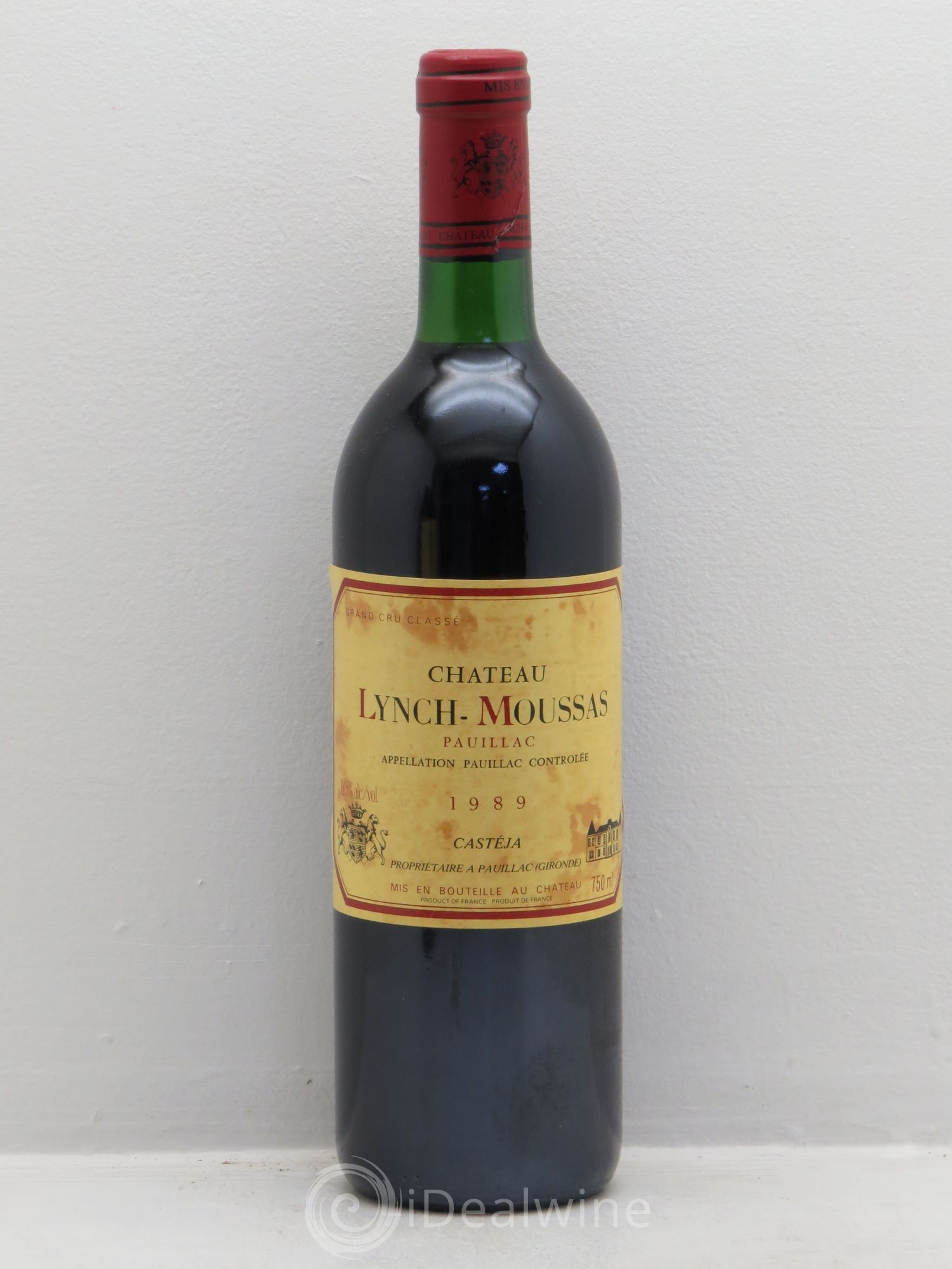 Château Lynch Moussas 5ème Grand Cru Classé 1989 - Lot de 6 bouteilles - 0