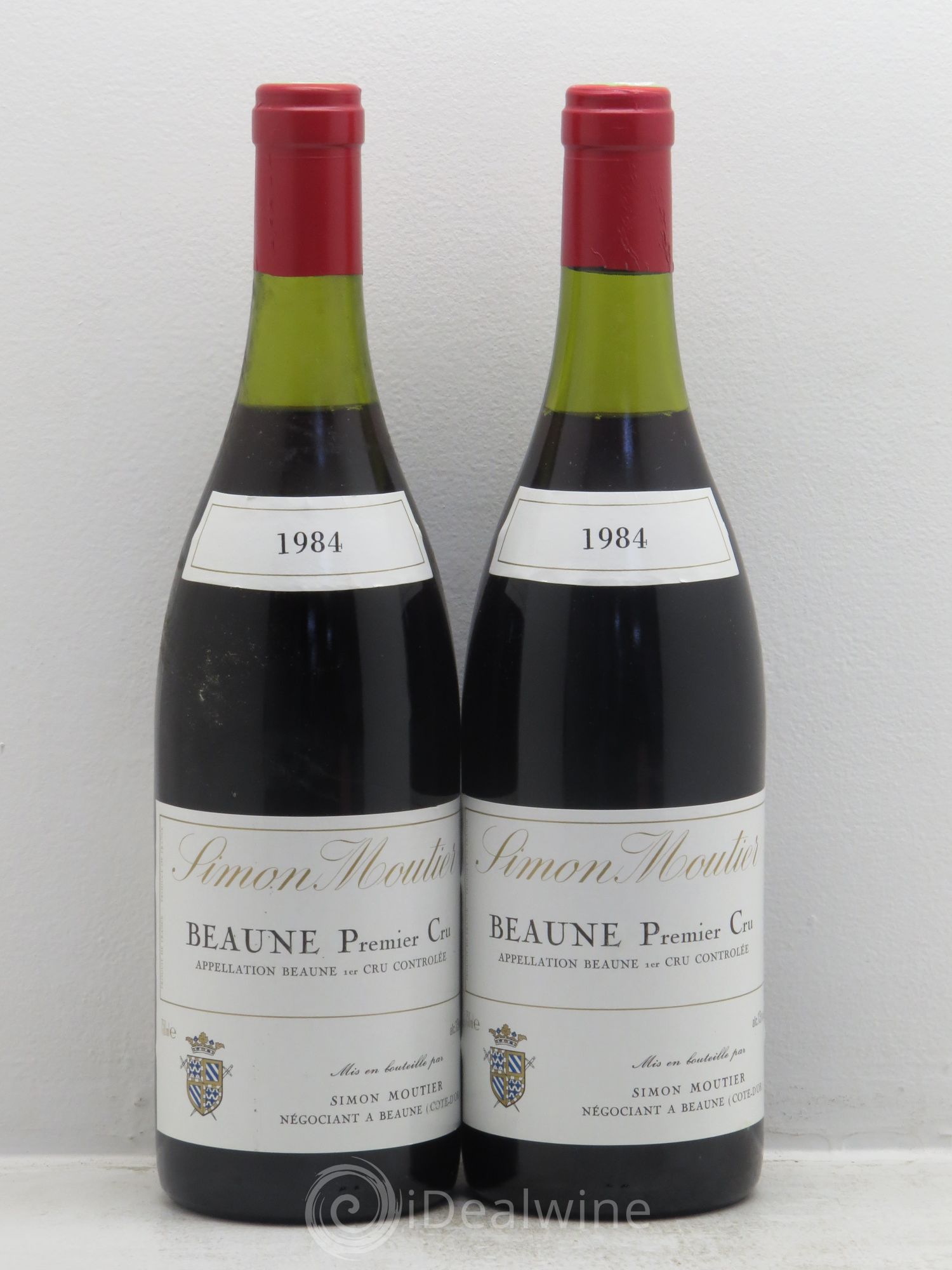 Beaune 1er Cru Simon Mouthier 1984 - Lot de 2 bouteilles - 0