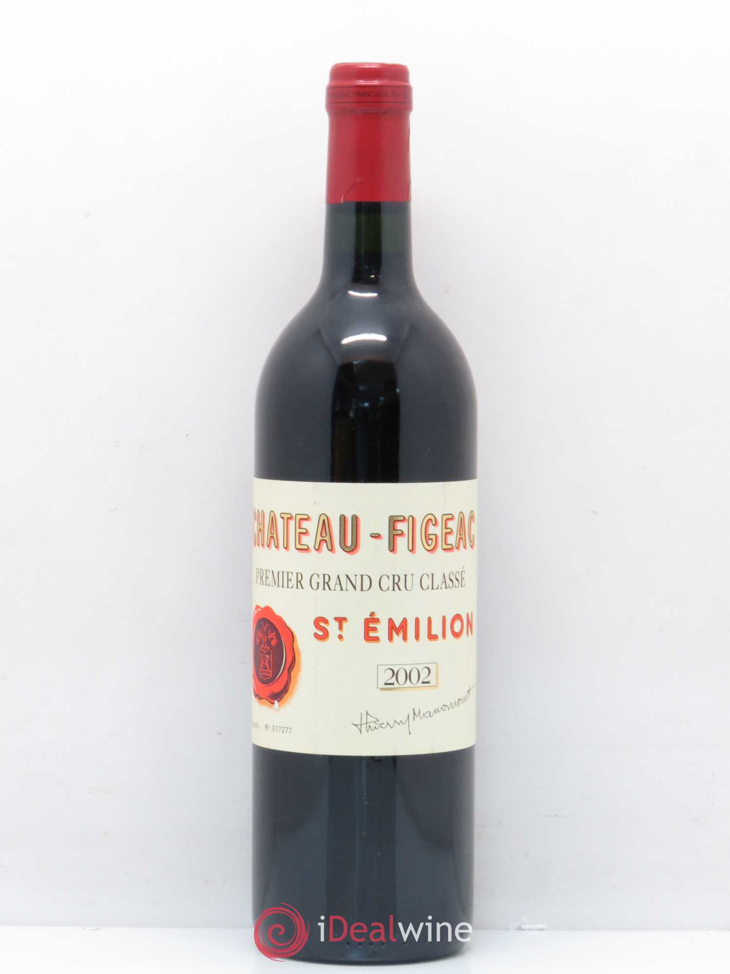 Château Figeac 1er Grand Cru Classé A 2002 - Lot de 1 bouteille - 0
