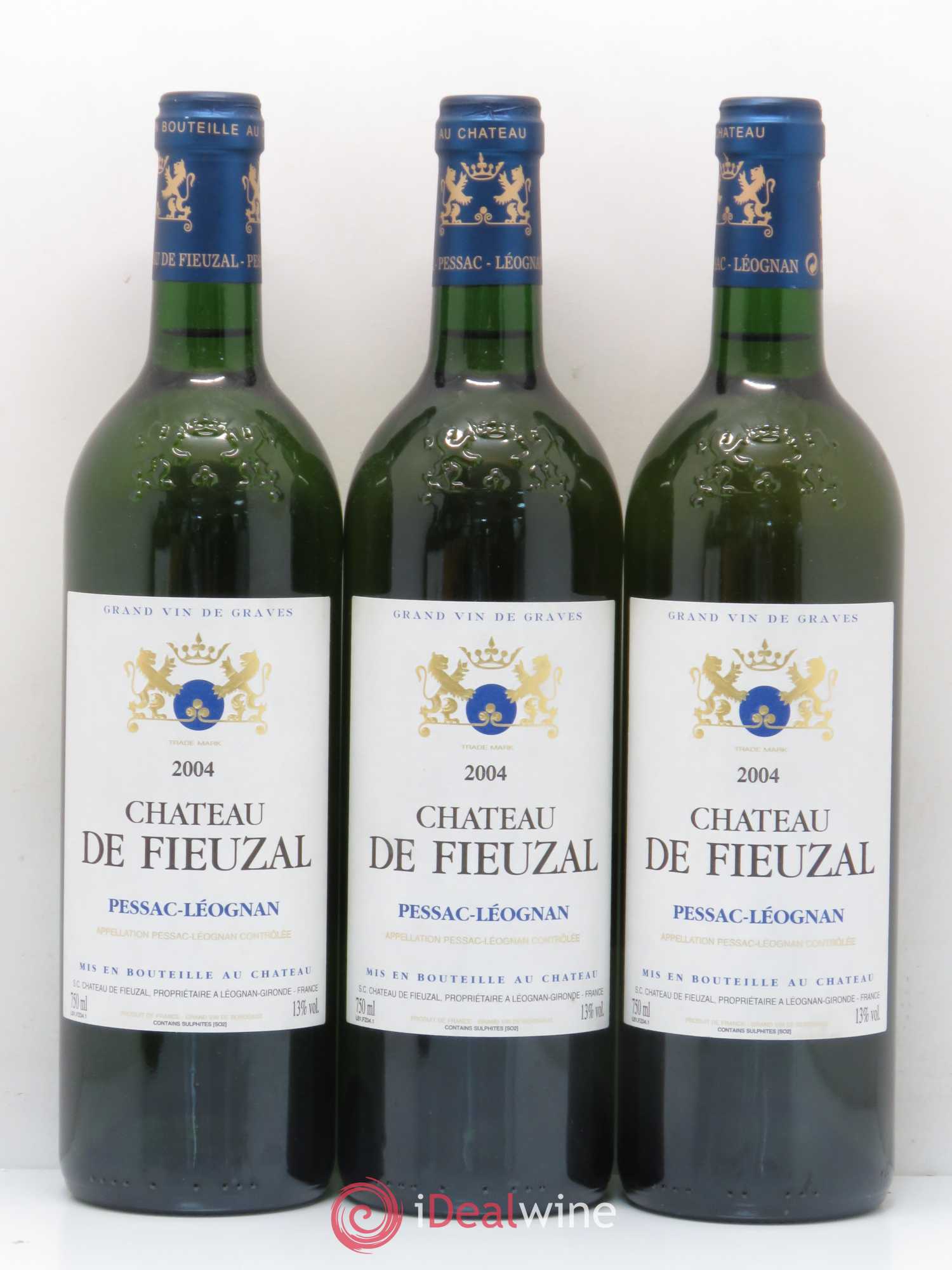 Château de Fieuzal 2004 - Lot de 5 bouteilles - 1