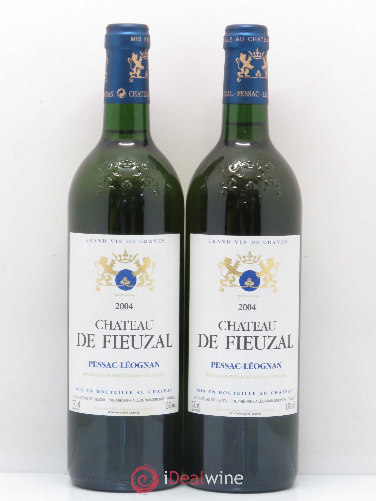 Château de Fieuzal 2004 - Lot de 5 bouteilles - 2
