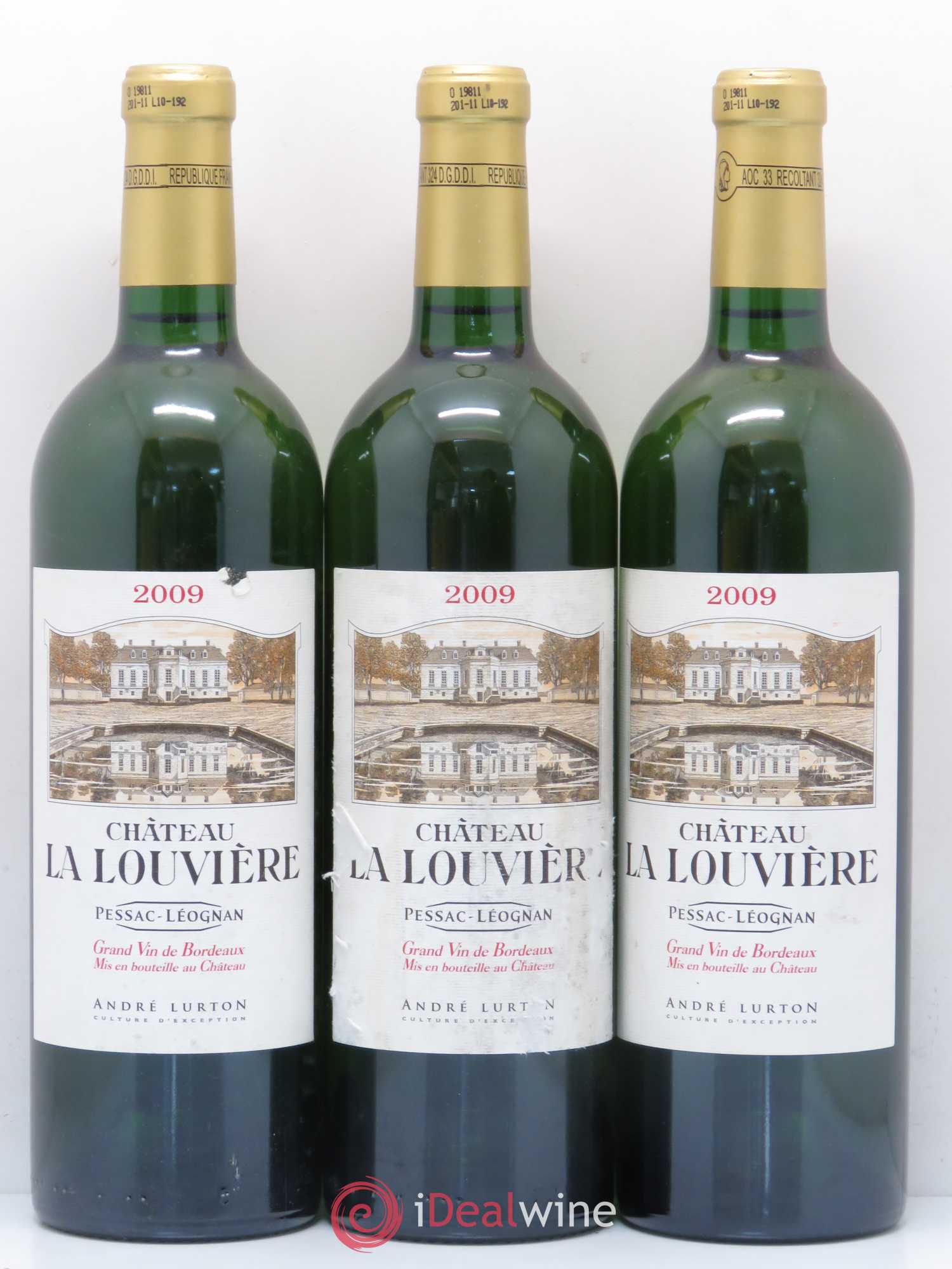 Château la Louvière 2009 - Lot de 12 bouteilles - 1