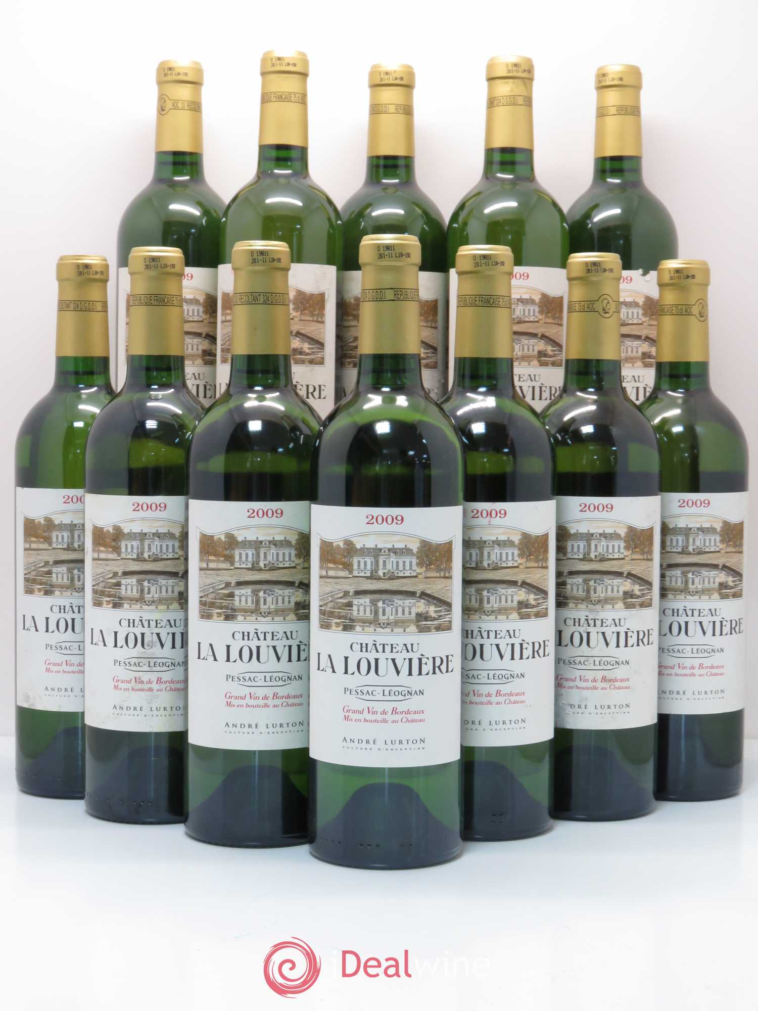 Château la Louvière 2009 - Lot de 12 bouteilles - 0