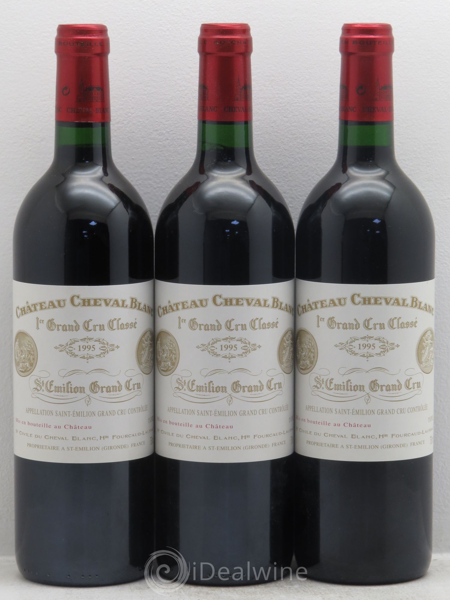 Château Cheval Blanc 1er Grand Cru Classé A 1995 - Lot de 12 bouteilles - 2