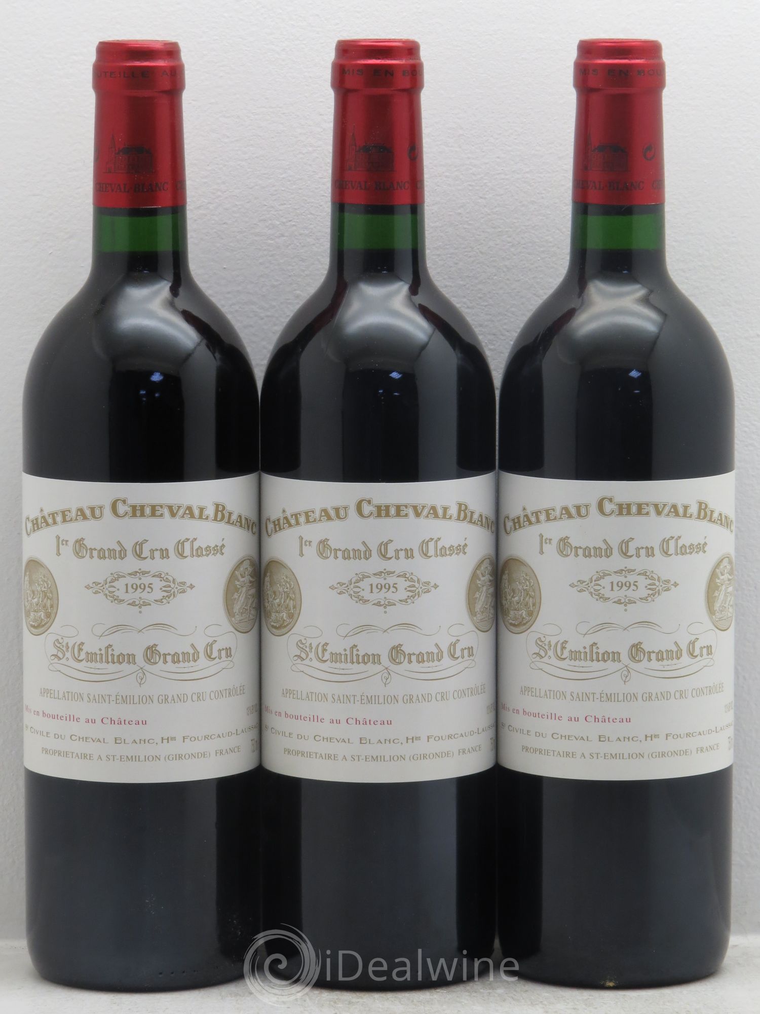 Château Cheval Blanc 1er Grand Cru Classé A 1995 - Lot de 12 bouteilles - 3