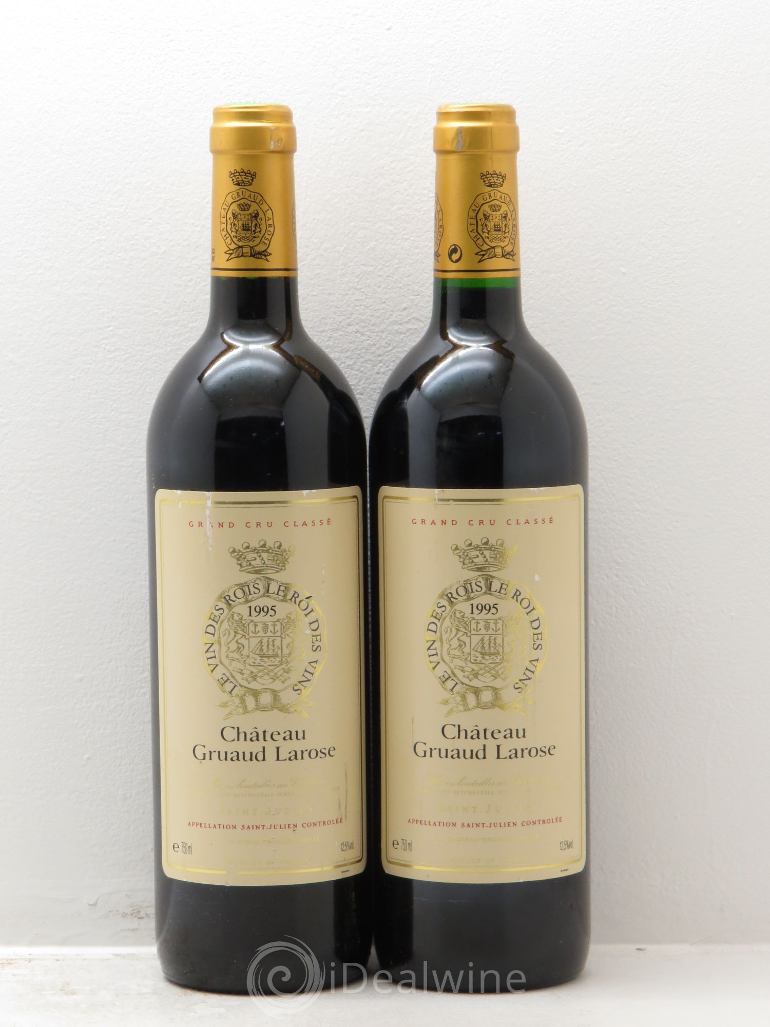 Château Gruaud Larose 2ème Grand Cru Classé 1995 - Lot de 2 bouteilles - 0