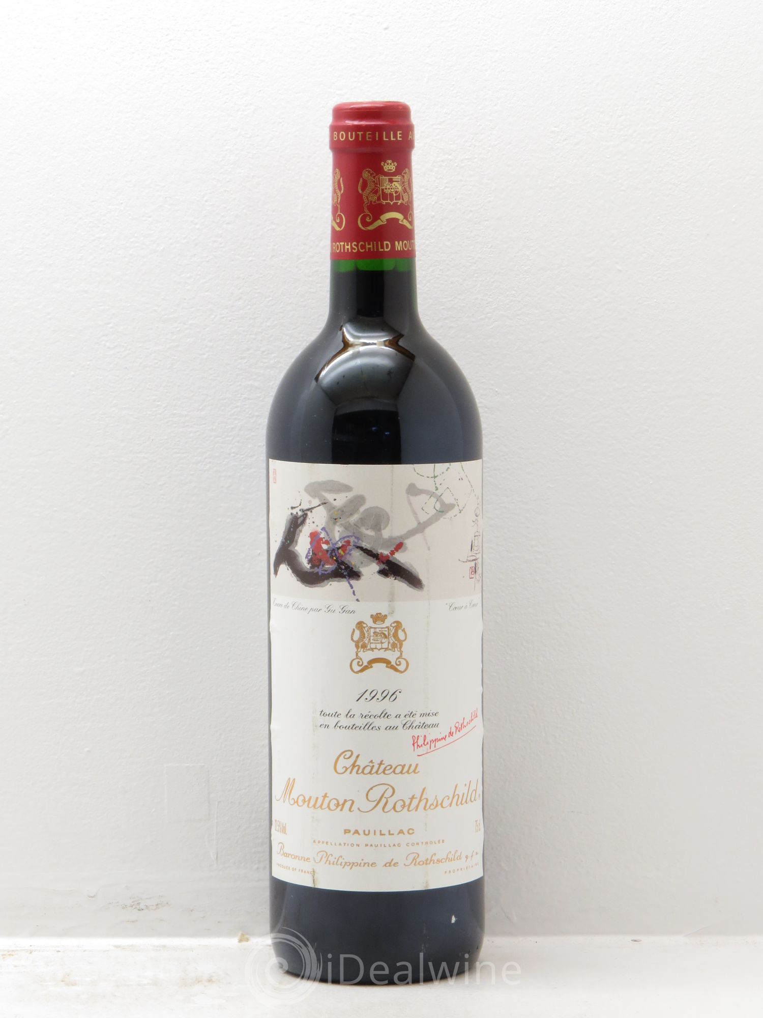 Château Mouton Rothschild 1er Grand Cru Classé 1996 - Lot de 1 bouteille - 0